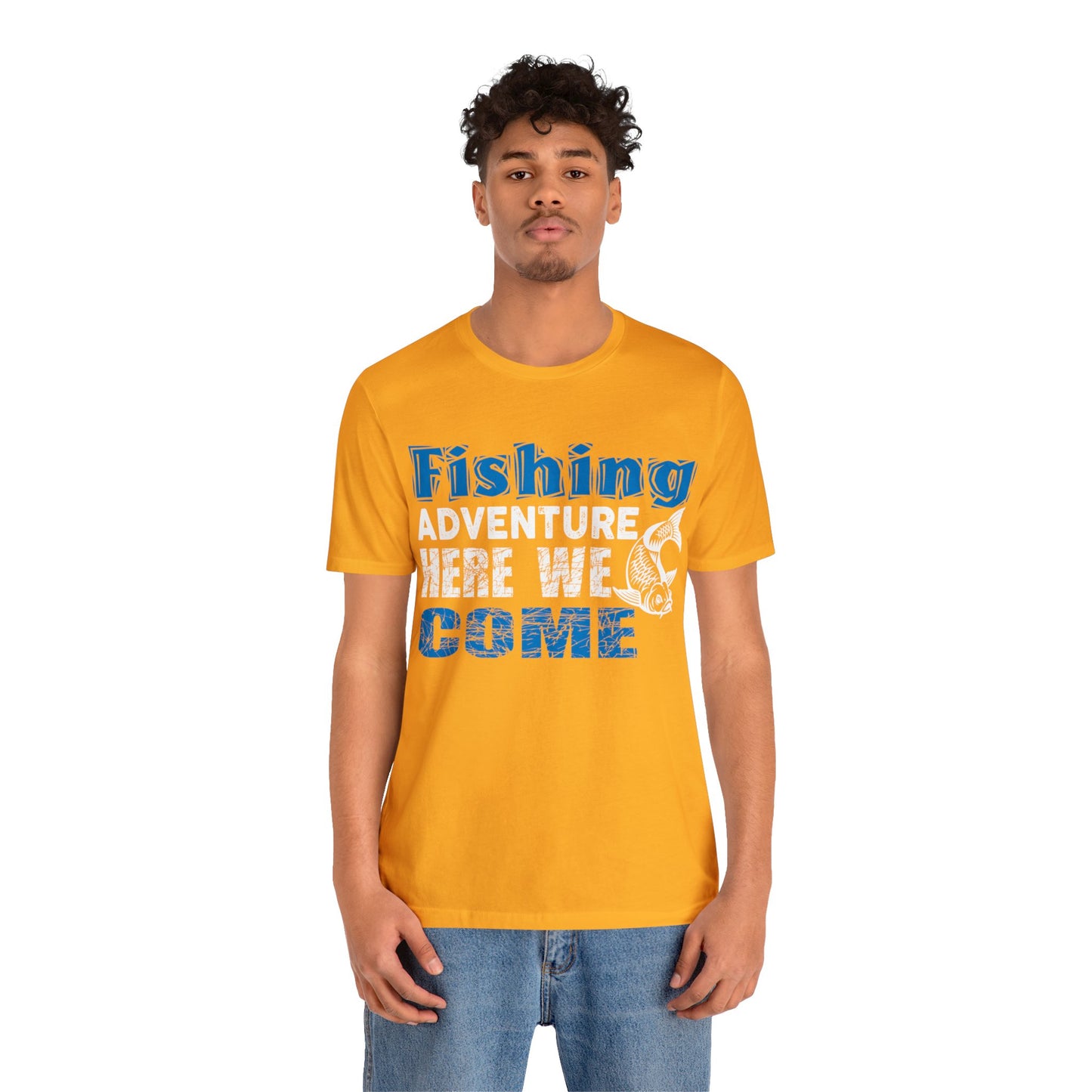 Explore the Waters with Our Exclusive 'Fishing Adventure Here We Come' Day Shirts