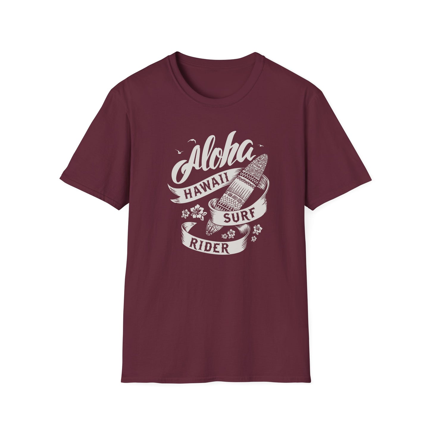 Aloha Hawaii Surf Rider T-Shirt: Ride the Waves in Style
