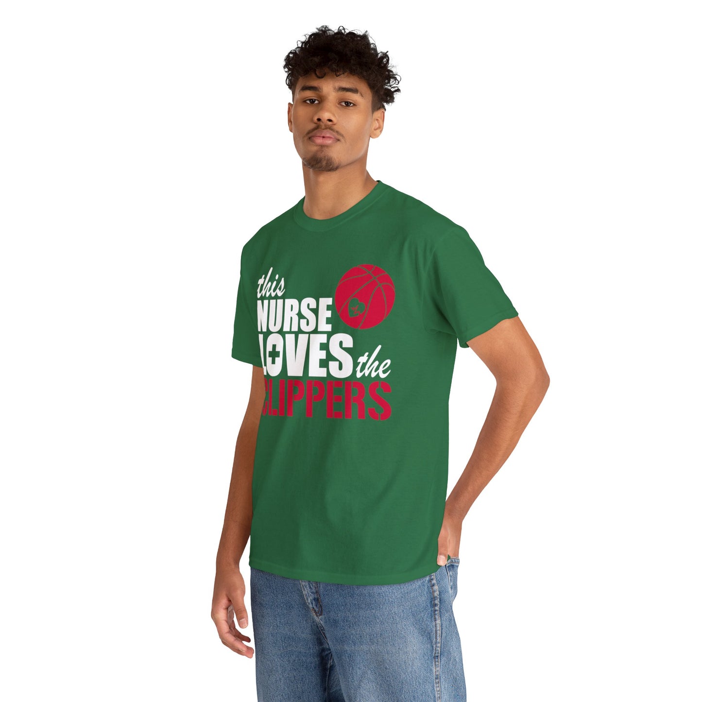 Stylish 'This Nurse Loves the Clippers' T-Shirt