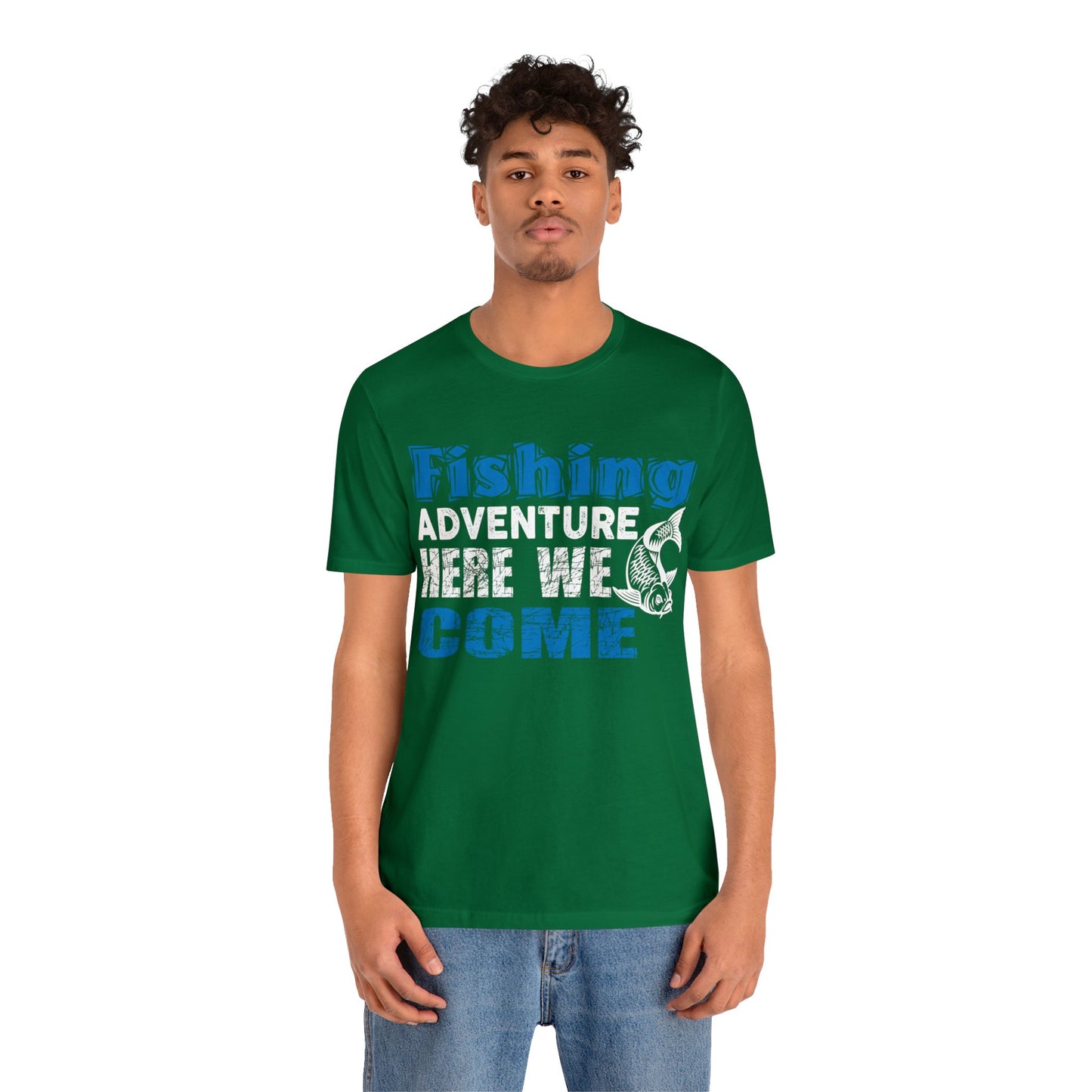 Explore the Waters with Our Exclusive 'Fishing Adventure Here We Come' Day Shirts