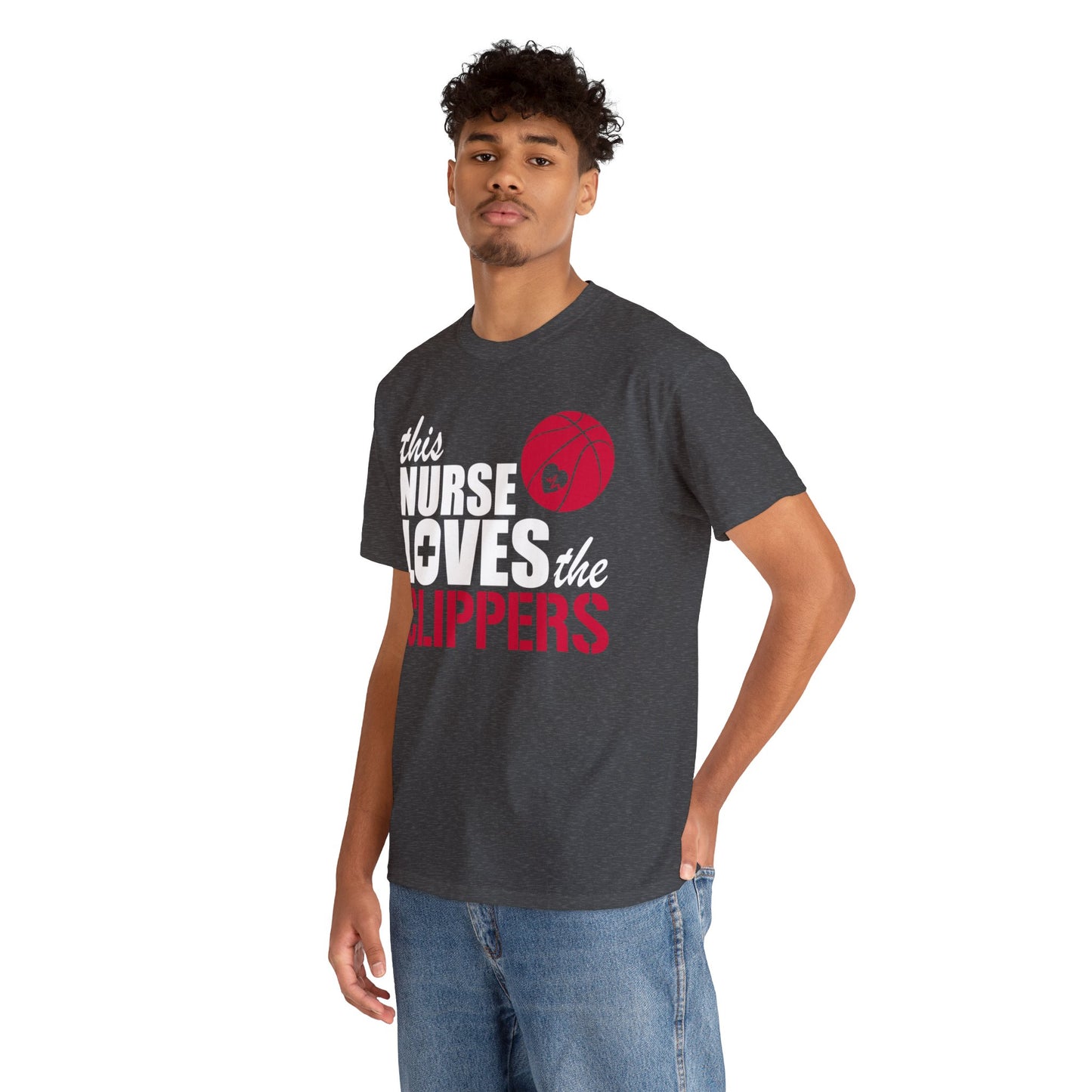 Stylish 'This Nurse Loves the Clippers' T-Shirt