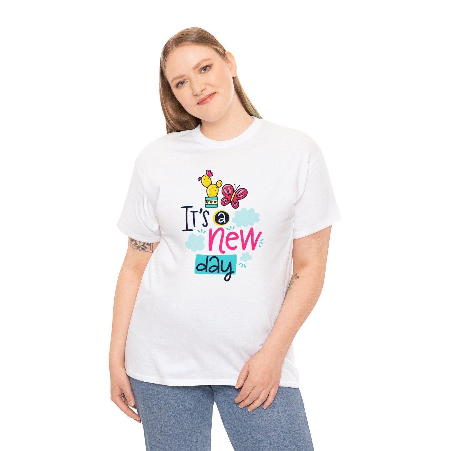 Step into Style: 'It's a New Day' T-Shirts for Fresh Starts & Positive Vibes!