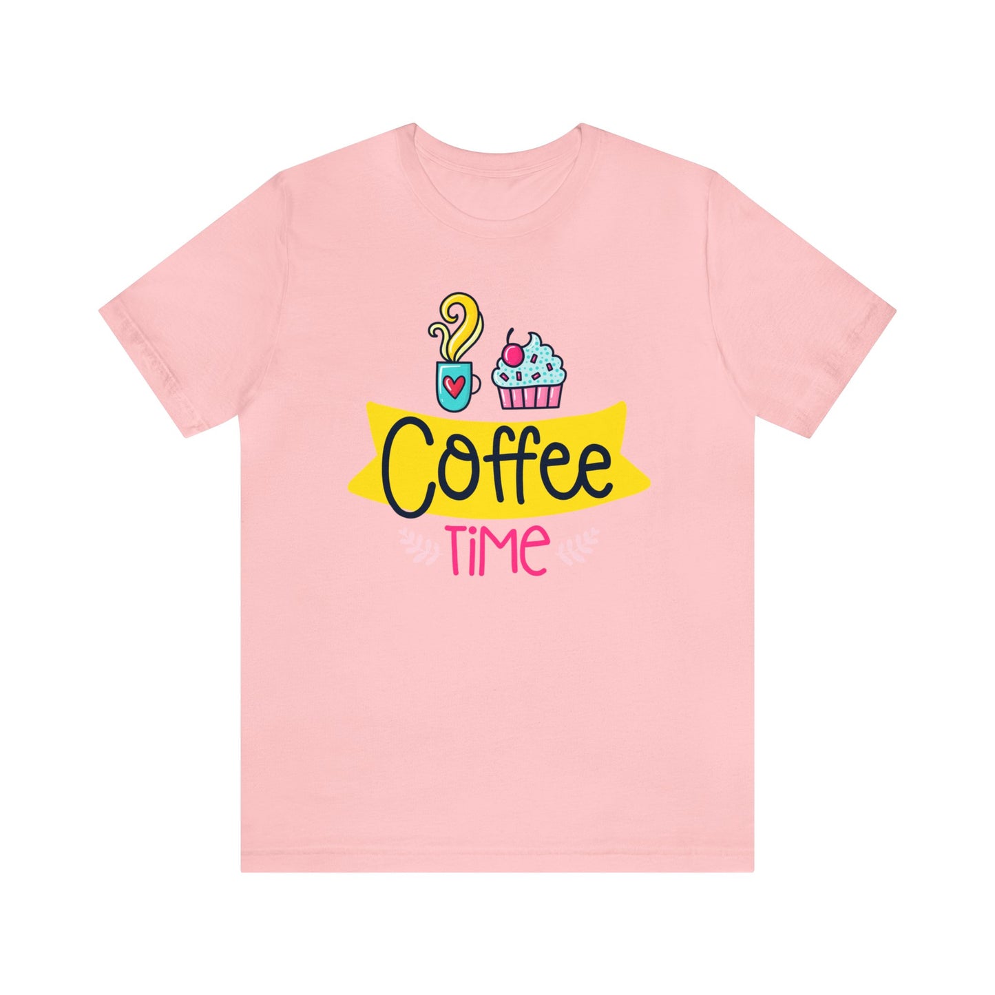 Caffeine Couture: Stylish 'Coffee Time' T-shirts for Java Enthusiasts!