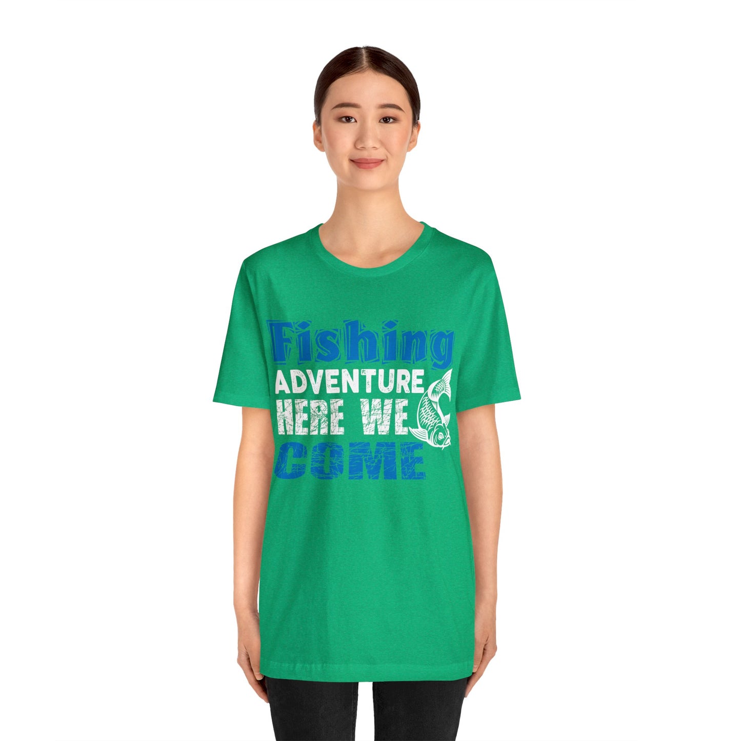 Explore the Waters with Our Exclusive 'Fishing Adventure Here We Come' Day Shirts