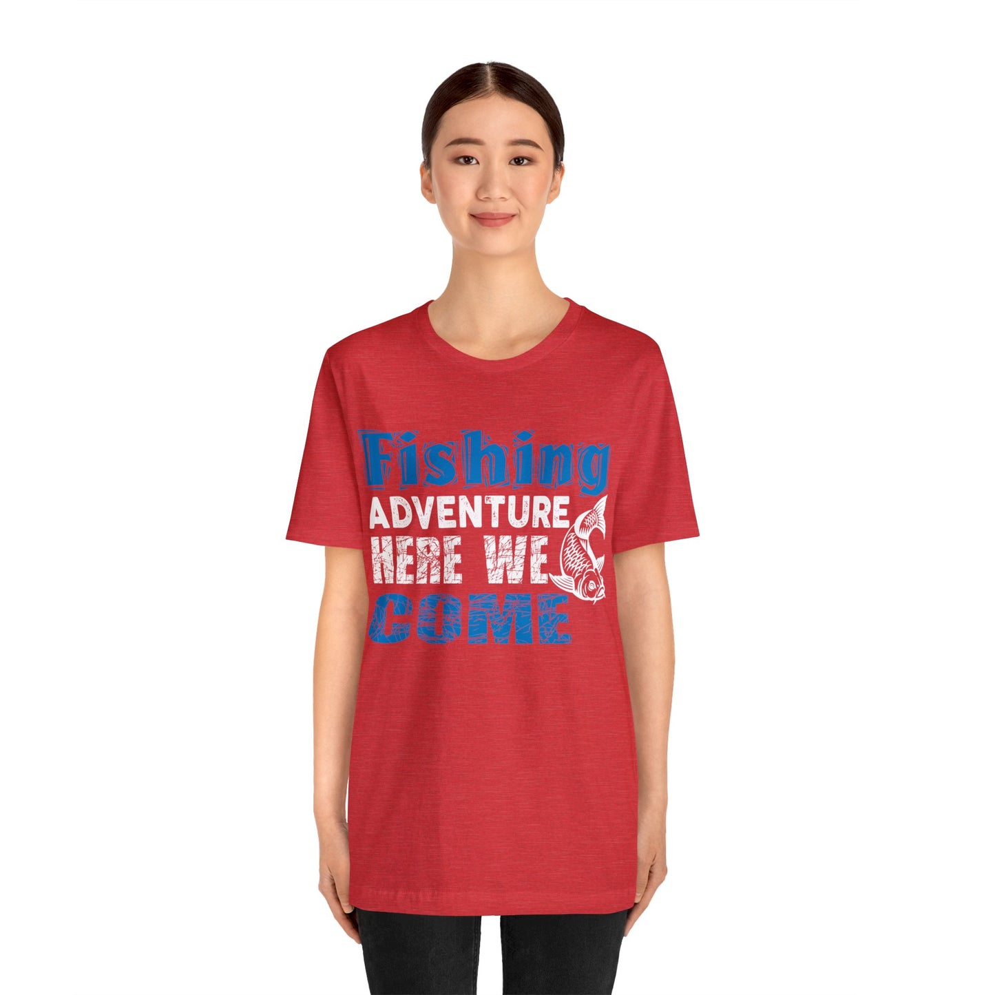 Explore the Waters with Our Exclusive 'Fishing Adventure Here We Come' Day Shirts