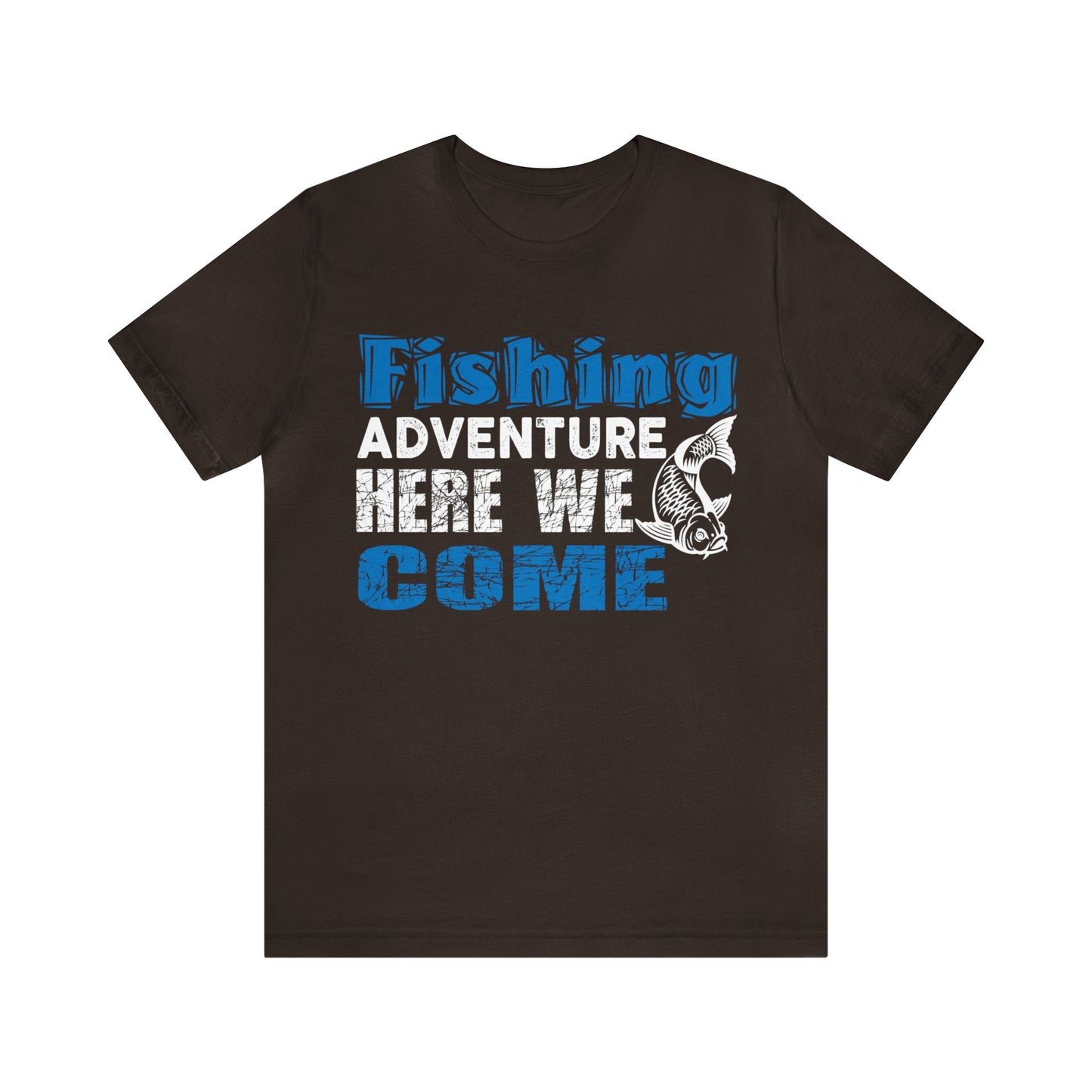 Explore the Waters with Our Exclusive 'Fishing Adventure Here We Come' Day Shirts