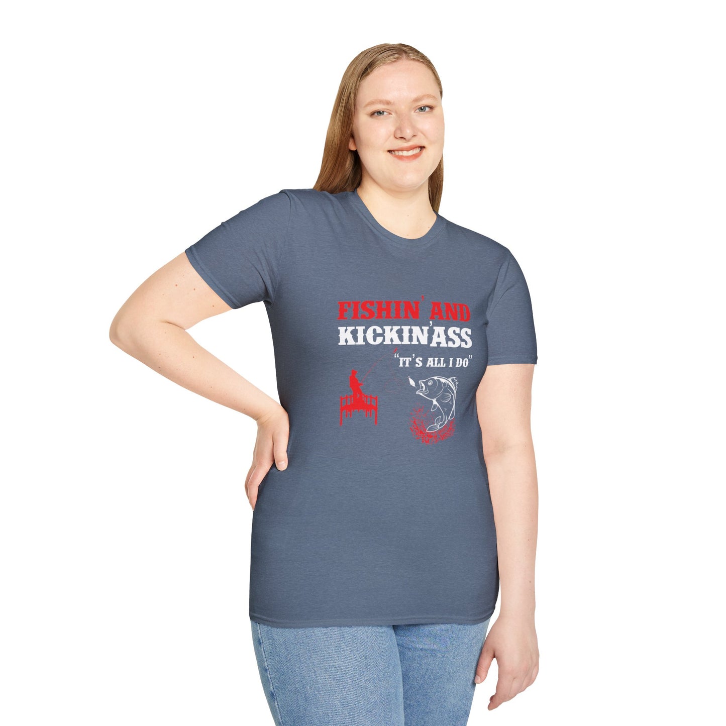 Fishing Kickin' Ass All Day Shirt