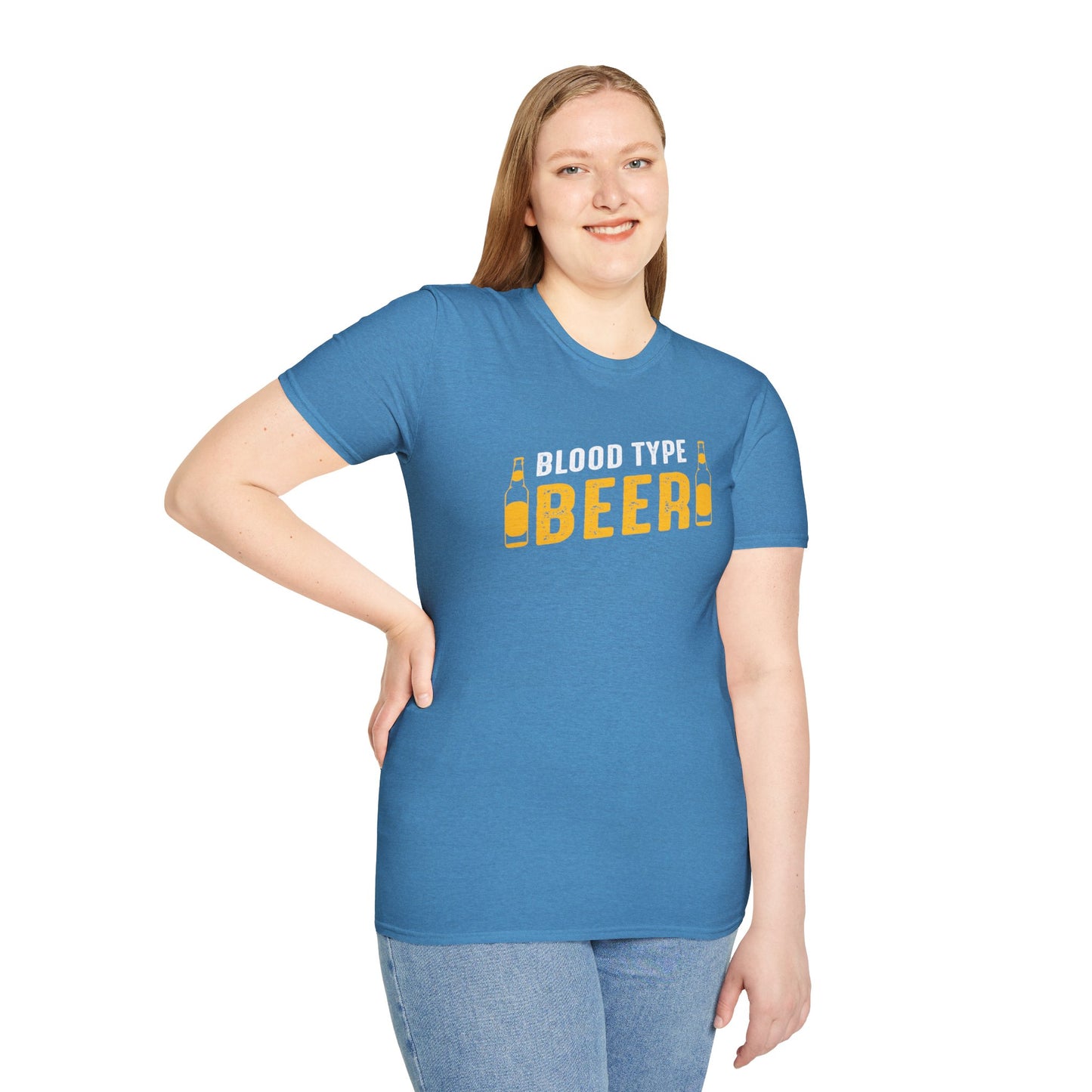 Unique and Stylish Blood Type BEER T-Shirt - A Fun Twist to Your Wardrobe!