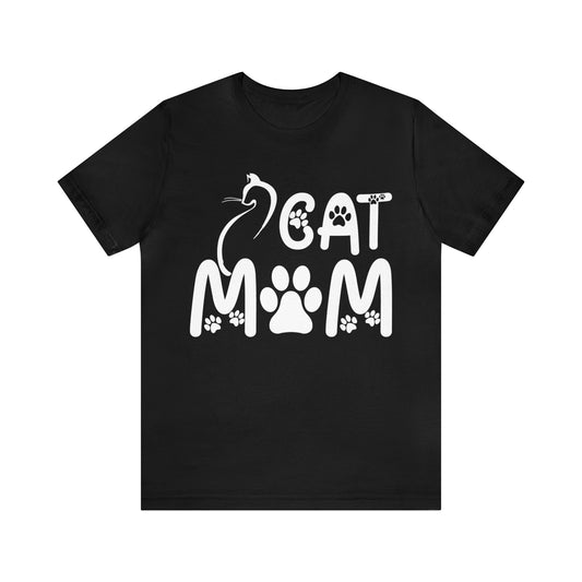 Cat Mom Cat T-Shirts for Feline Enthusiasts - Comfortable, Cute, and Ideal for Cat Lovers!