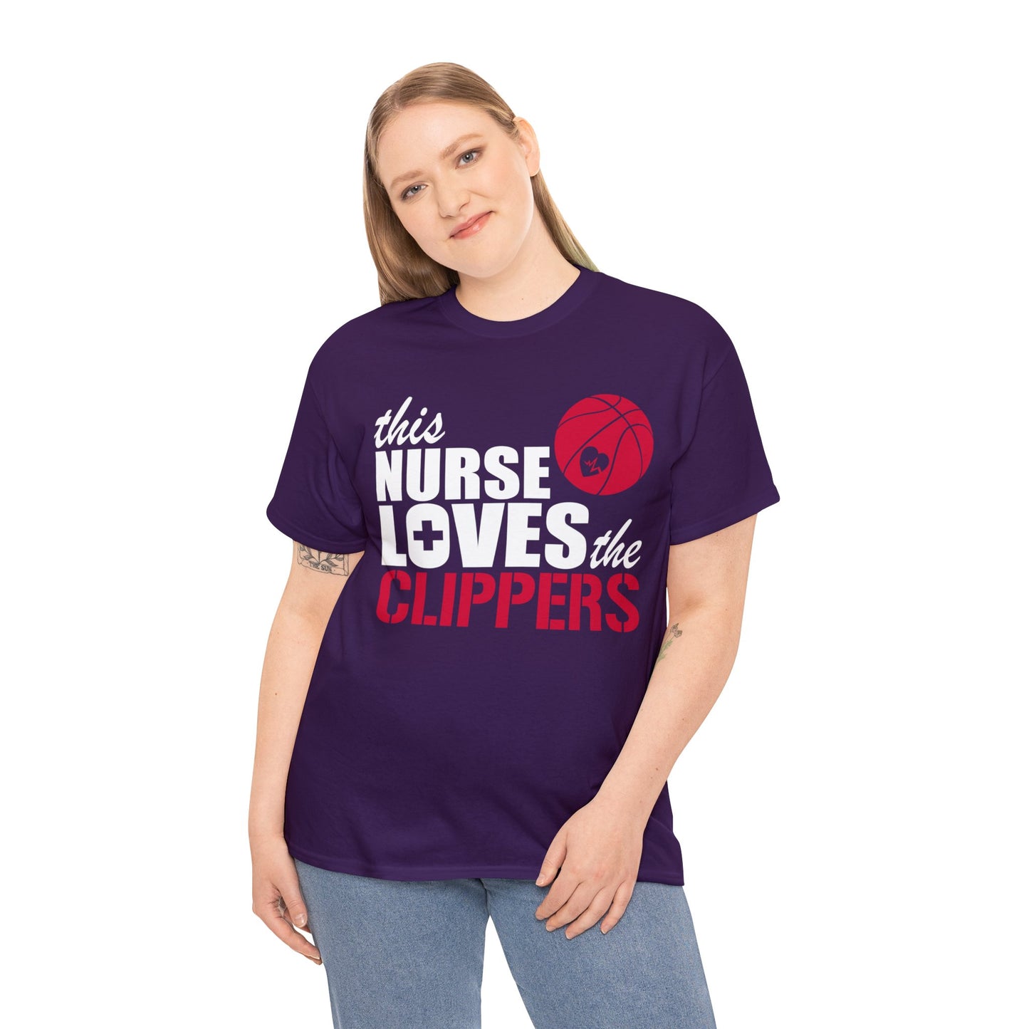 Stylish 'This Nurse Loves the Clippers' T-Shirt