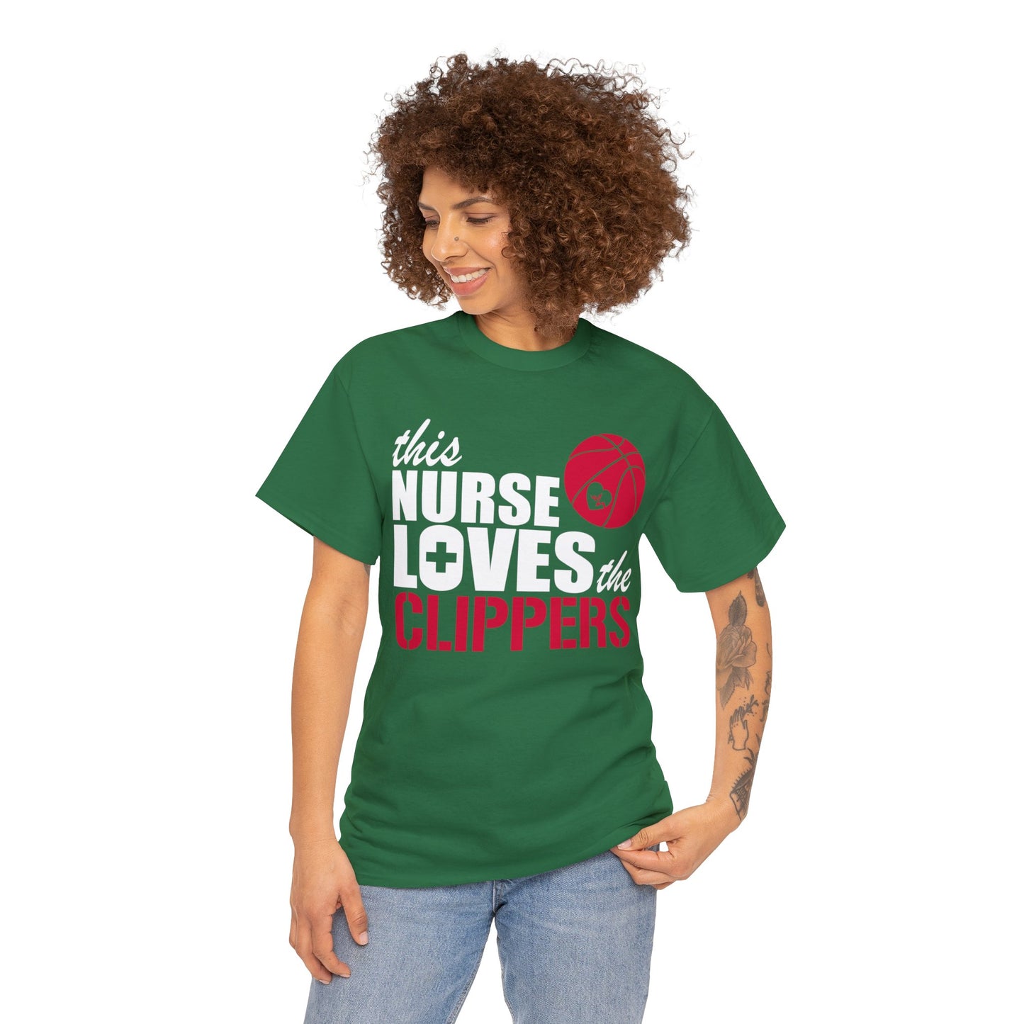 Stylish 'This Nurse Loves the Clippers' T-Shirt