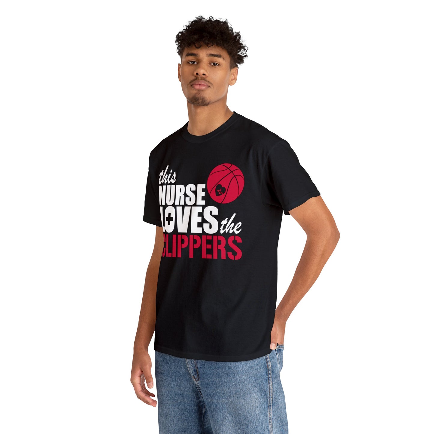 Stylish 'This Nurse Loves the Clippers' T-Shirt