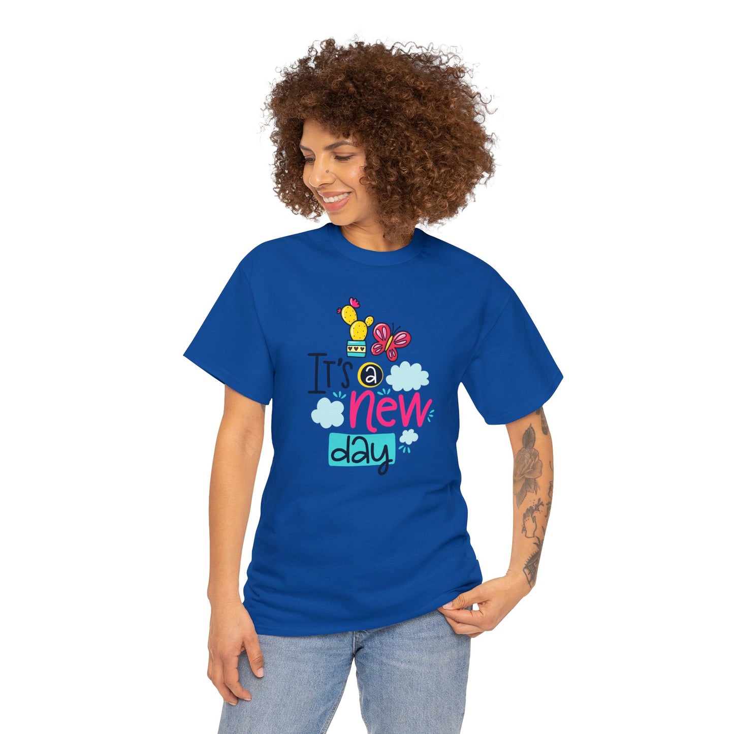 Step into Style: 'It's a New Day' T-Shirts for Fresh Starts & Positive Vibes!