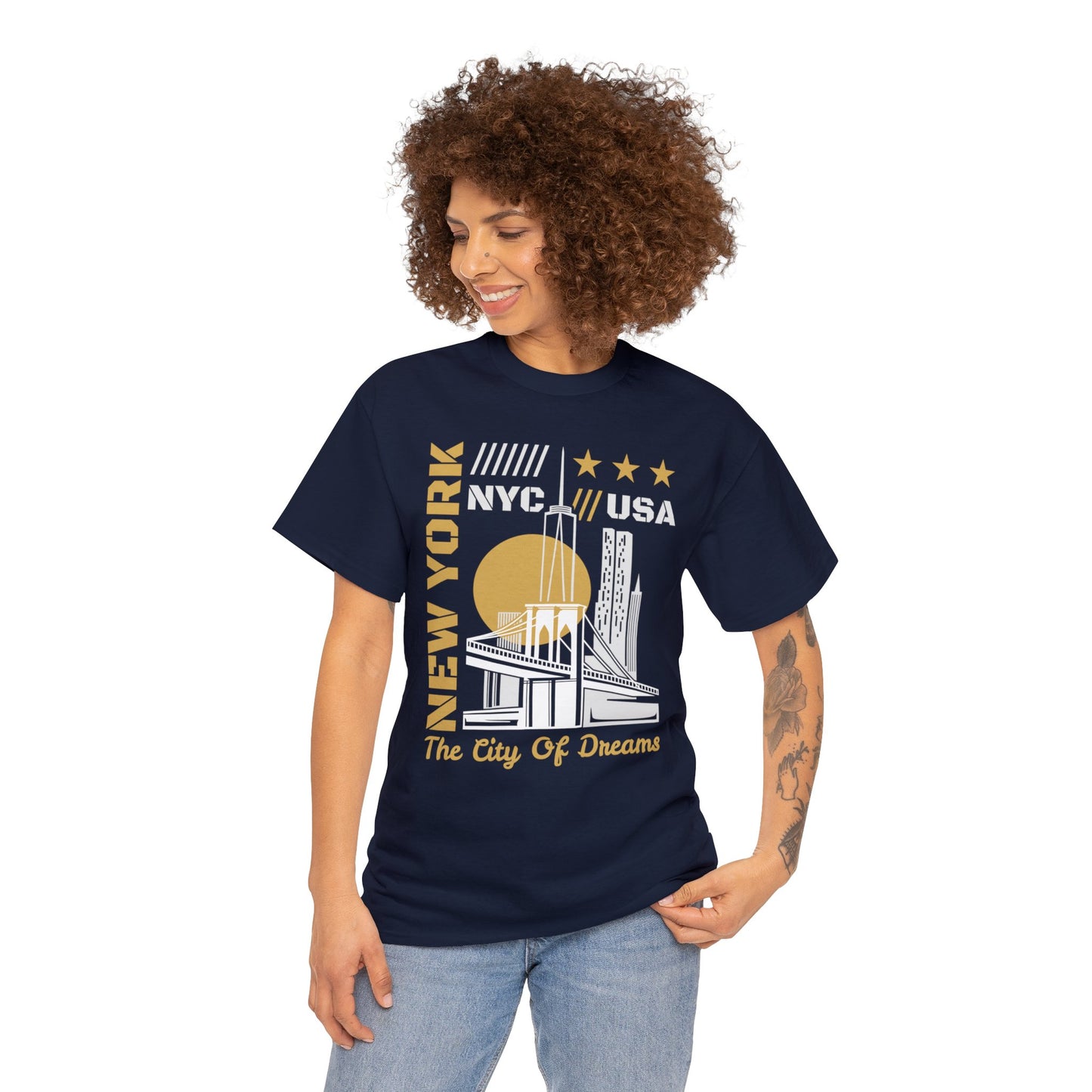 Discover the City That Never Sleeps with Our Stylish New York-Inspired T-Shirt