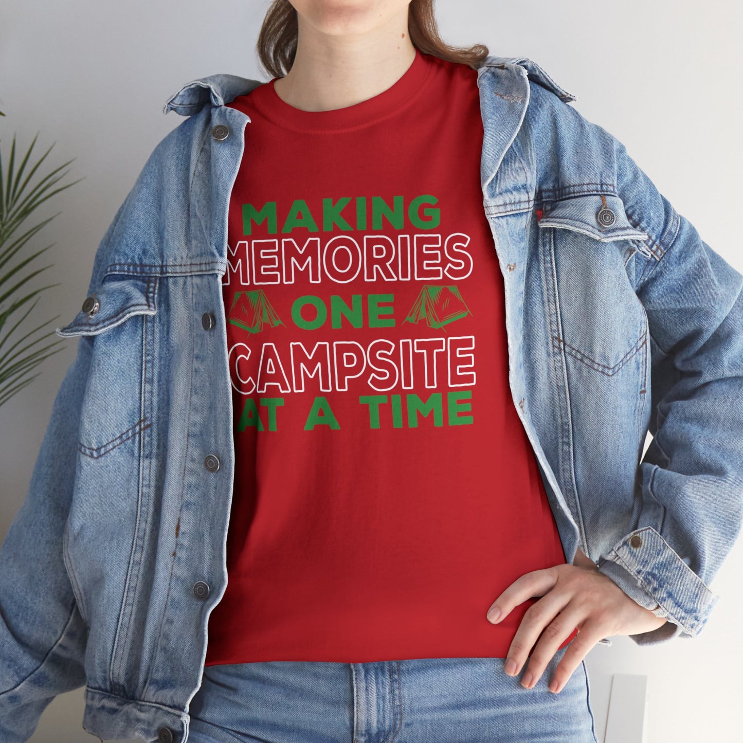 Celebrate Outdoor Adventures with Our 'Making Memories One Campsite at a Time' T-shirt
