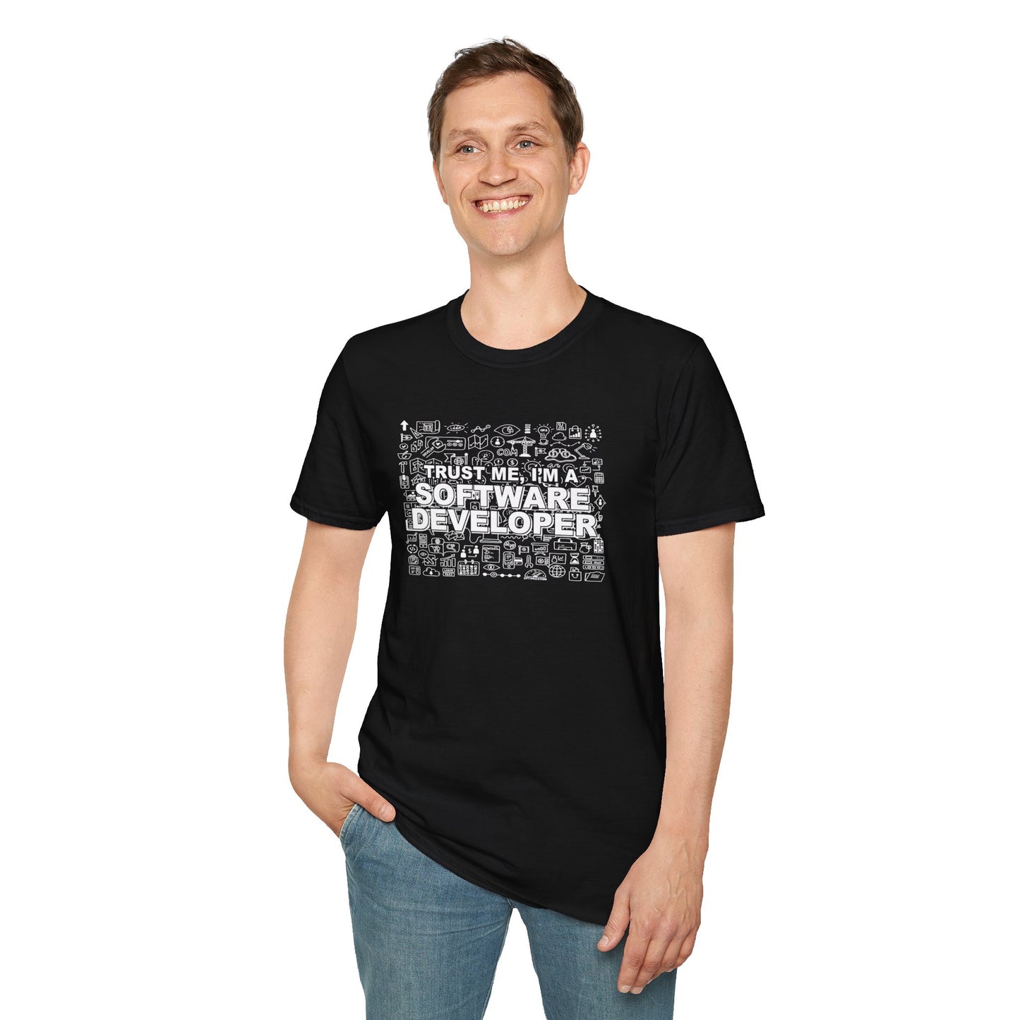 Trust Me, I'm a Software Developer T-Shirt - Elevate Your Style with Coding Confidence!
