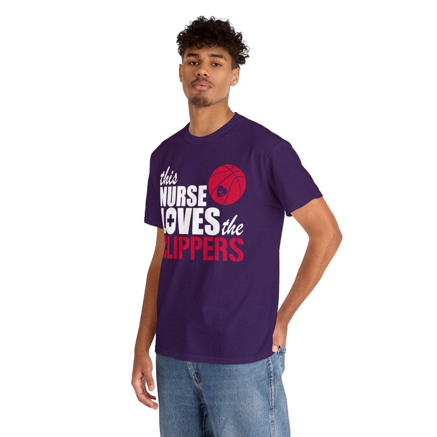 Stylish 'This Nurse Loves the Clippers' T-Shirt