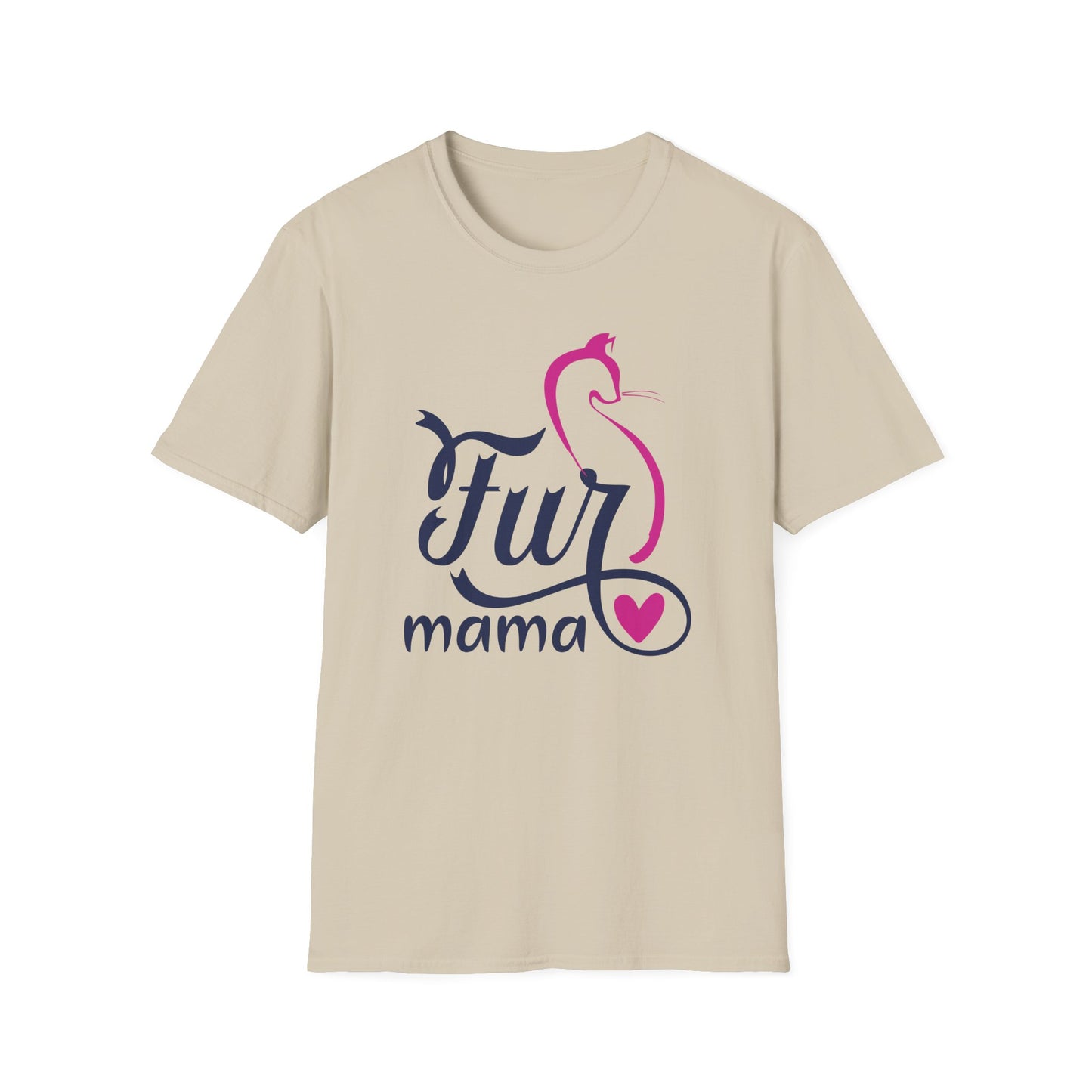 Stylish Fur Mama Cat T-Shirts