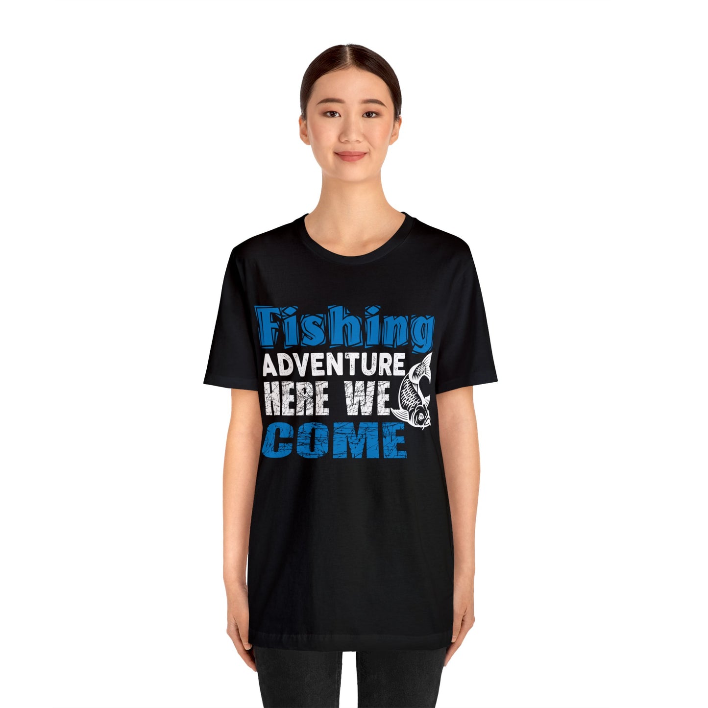 Explore the Waters with Our Exclusive 'Fishing Adventure Here We Come' Day Shirts