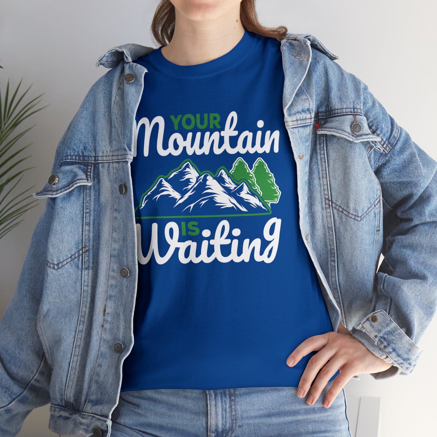 Embrace Adventure with Our 'Your Mountain Is Waiting' T-Shirt