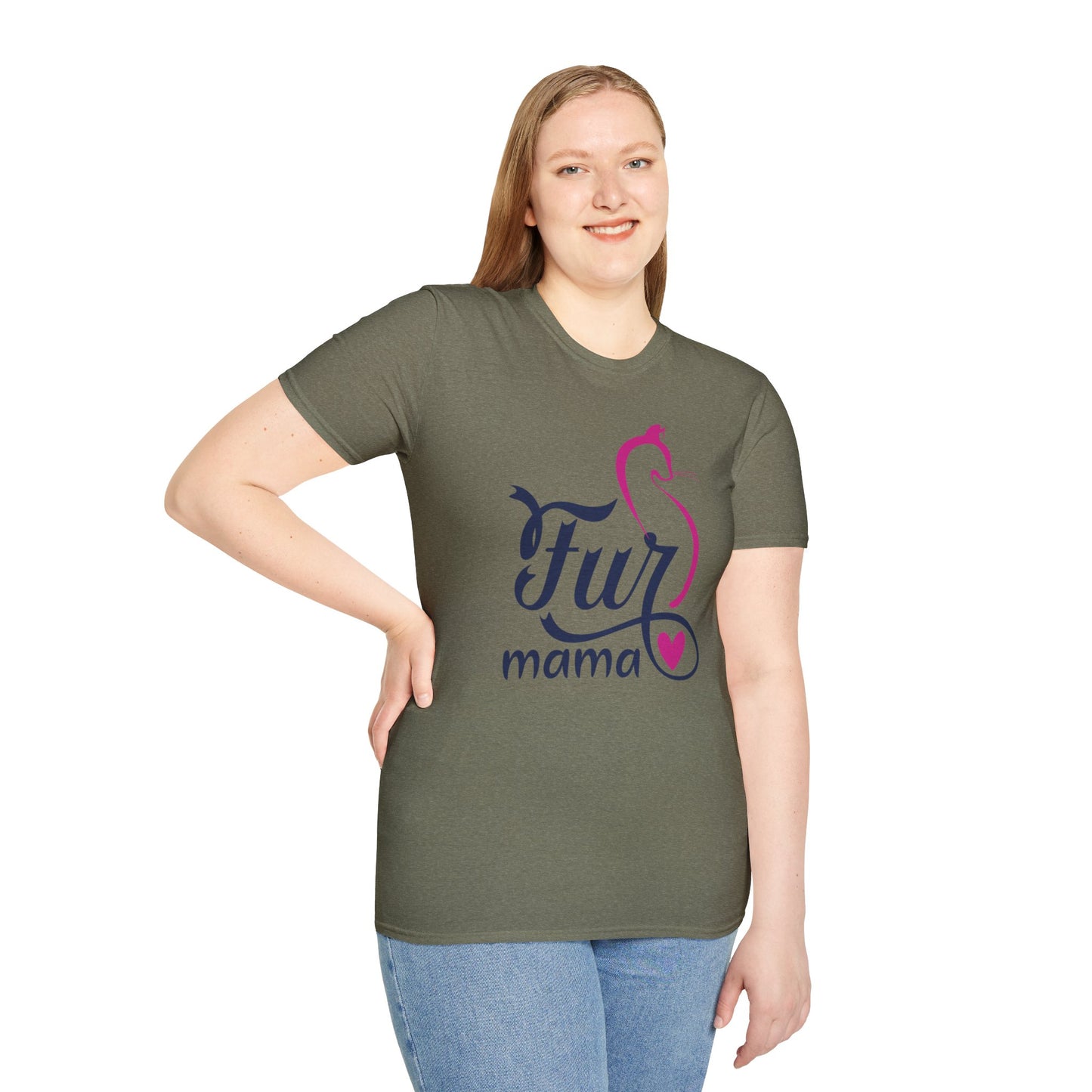 Stylish Fur Mama Cat T-Shirts