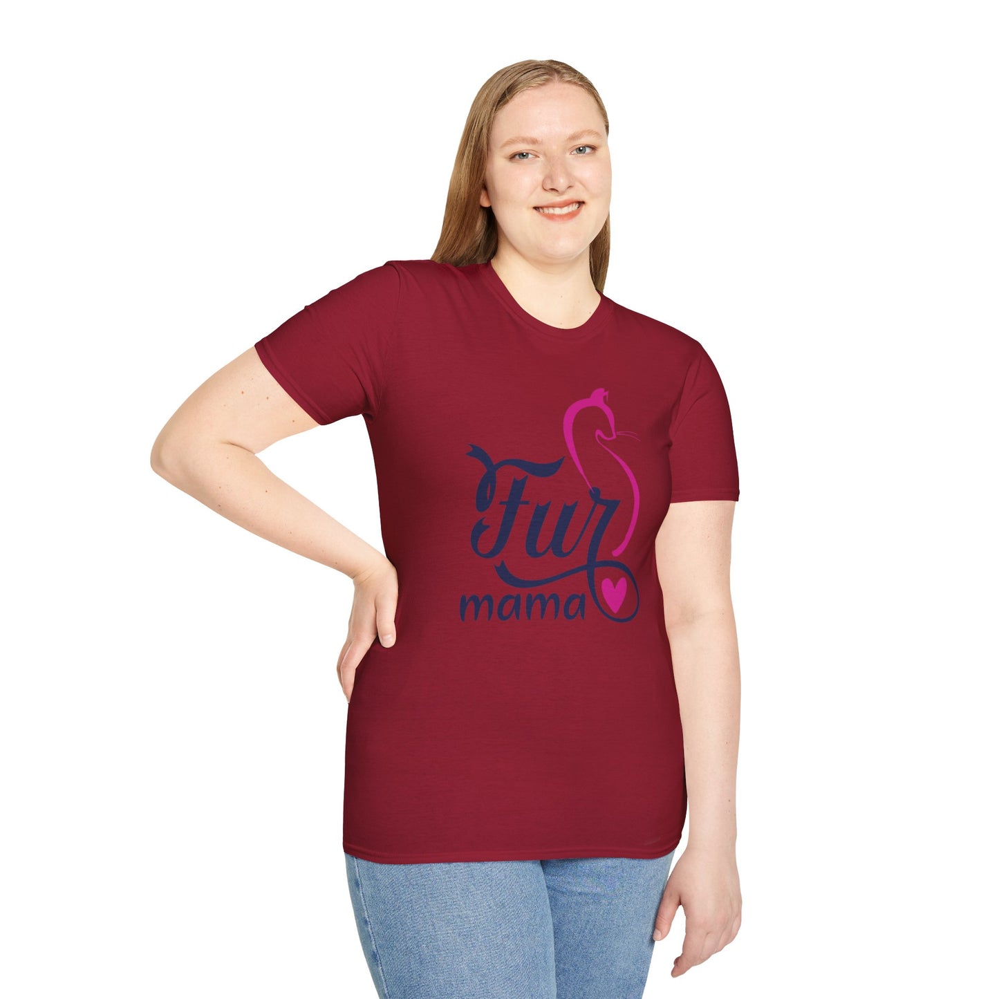 Stylish Fur Mama Cat T-Shirts