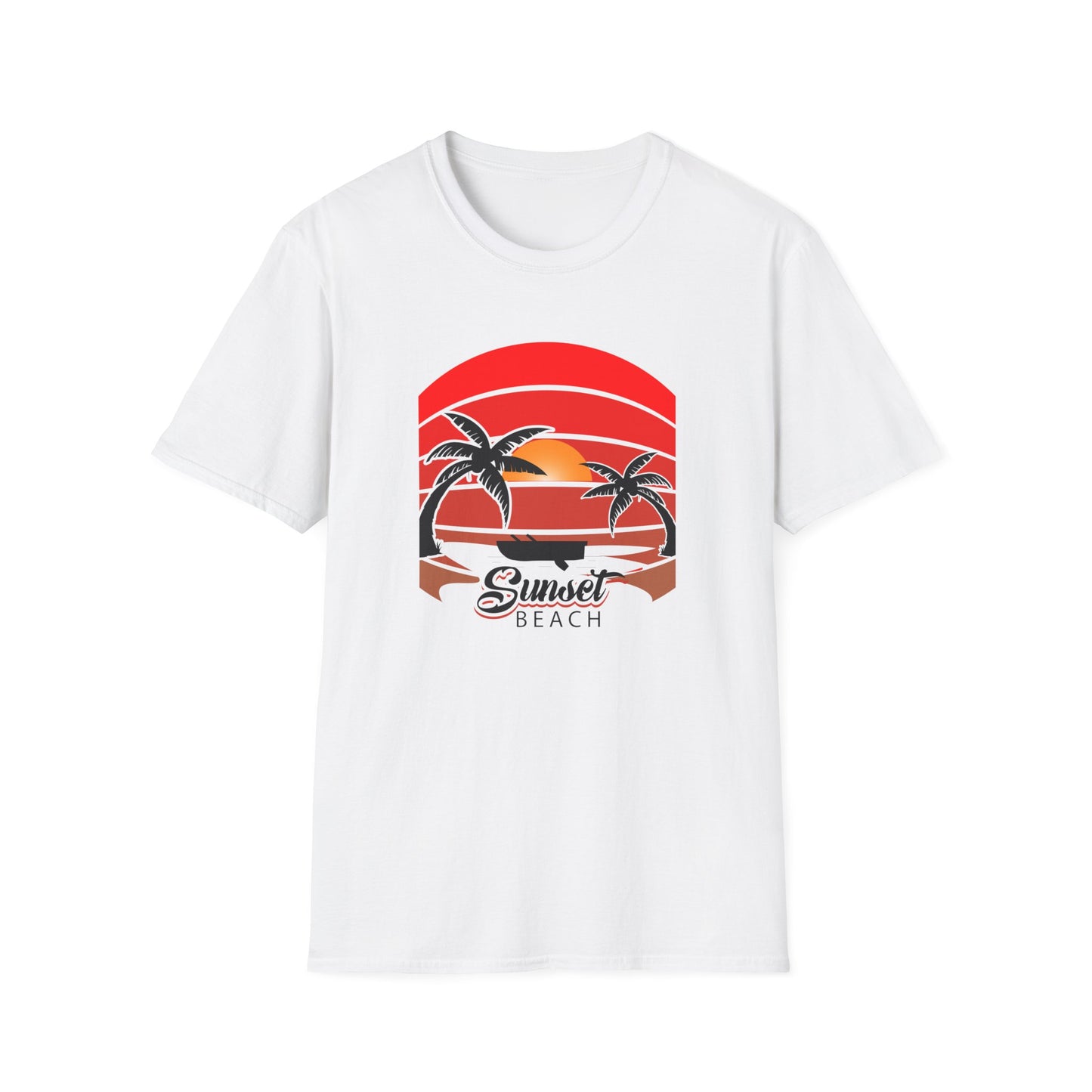 Sunset Beach-Inspired Graphic T-Shirt for a Stylish Coastal Vibe