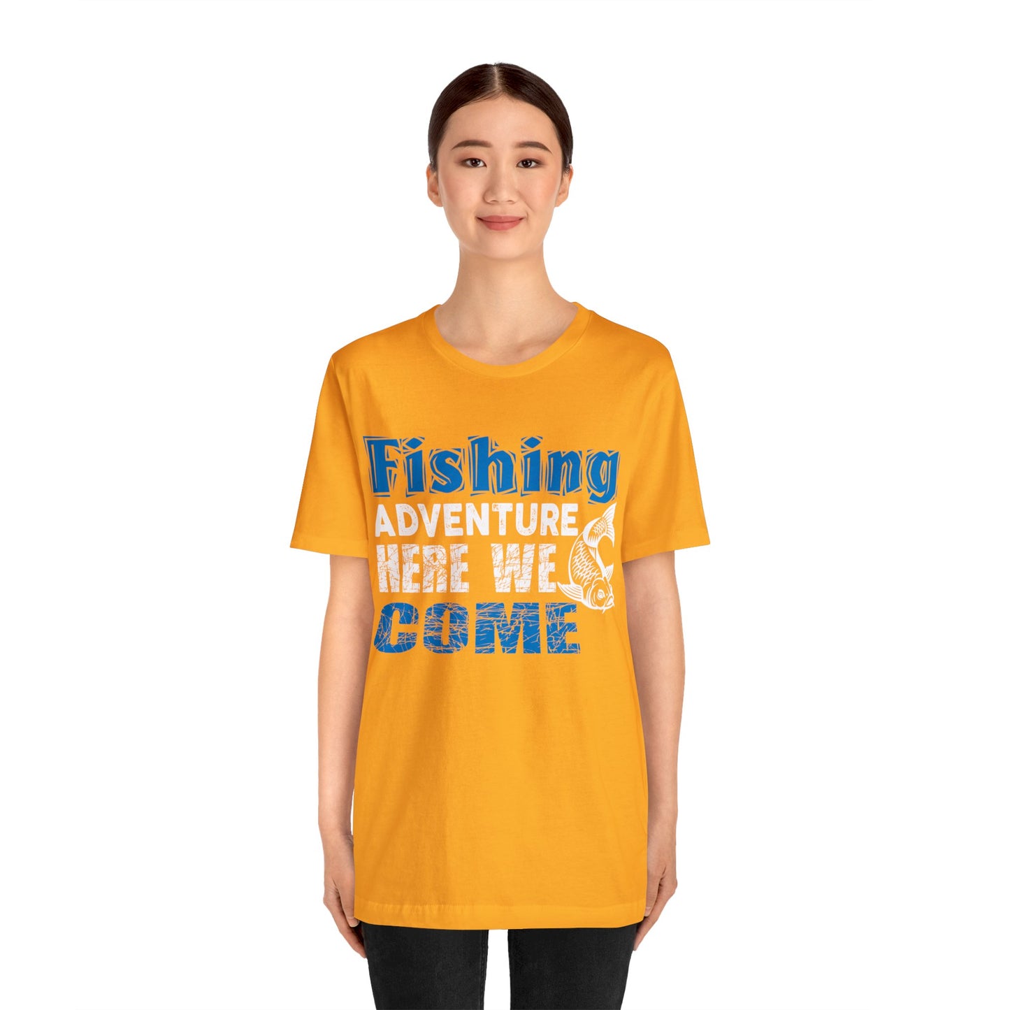 Explore the Waters with Our Exclusive 'Fishing Adventure Here We Come' Day Shirts