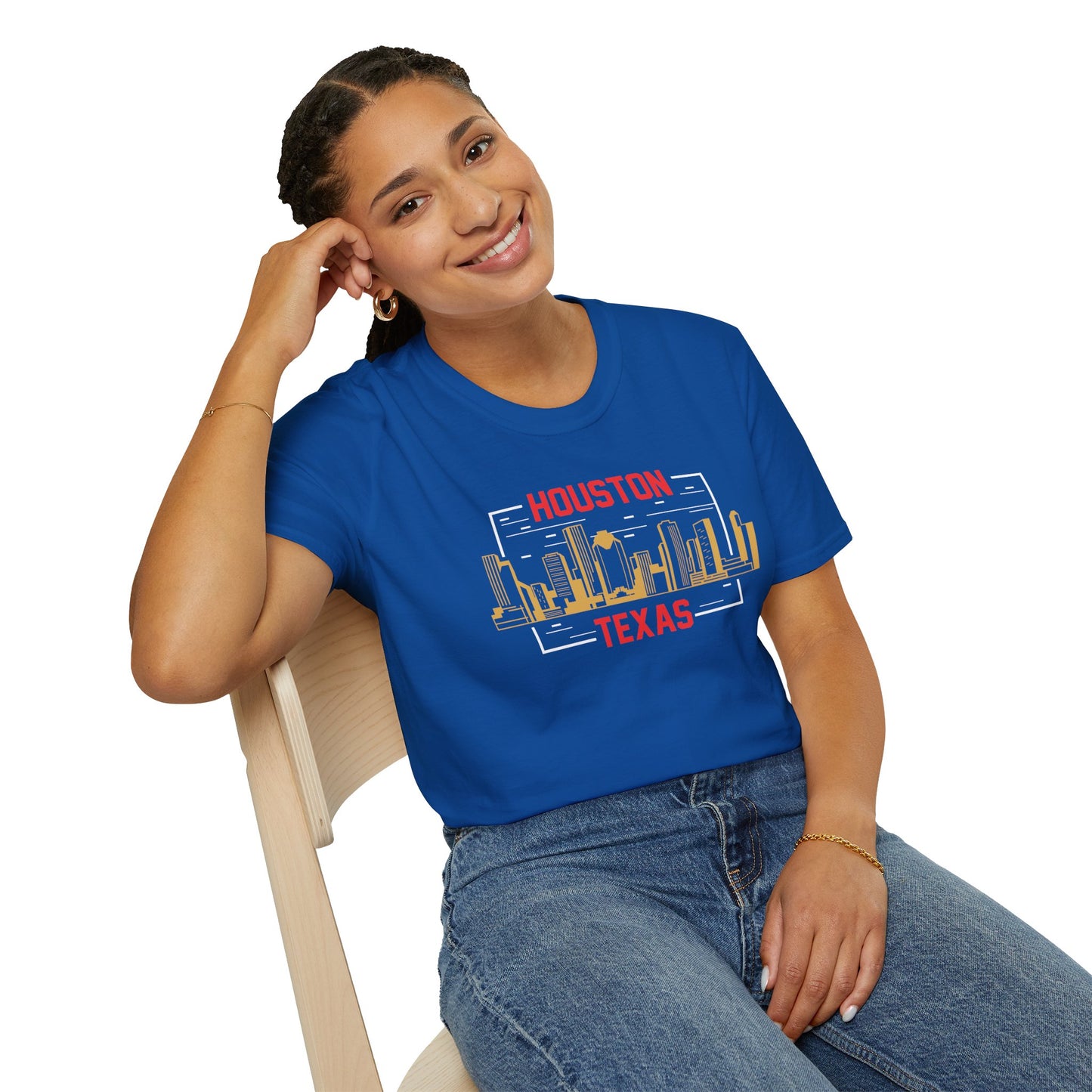 Houston Vibes: Stylish and Comfortable T-shirt to Flaunt Your Texan Pride!