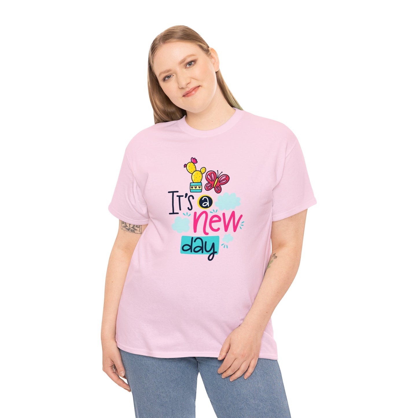 Step into Style: 'It's a New Day' T-Shirts for Fresh Starts & Positive Vibes!