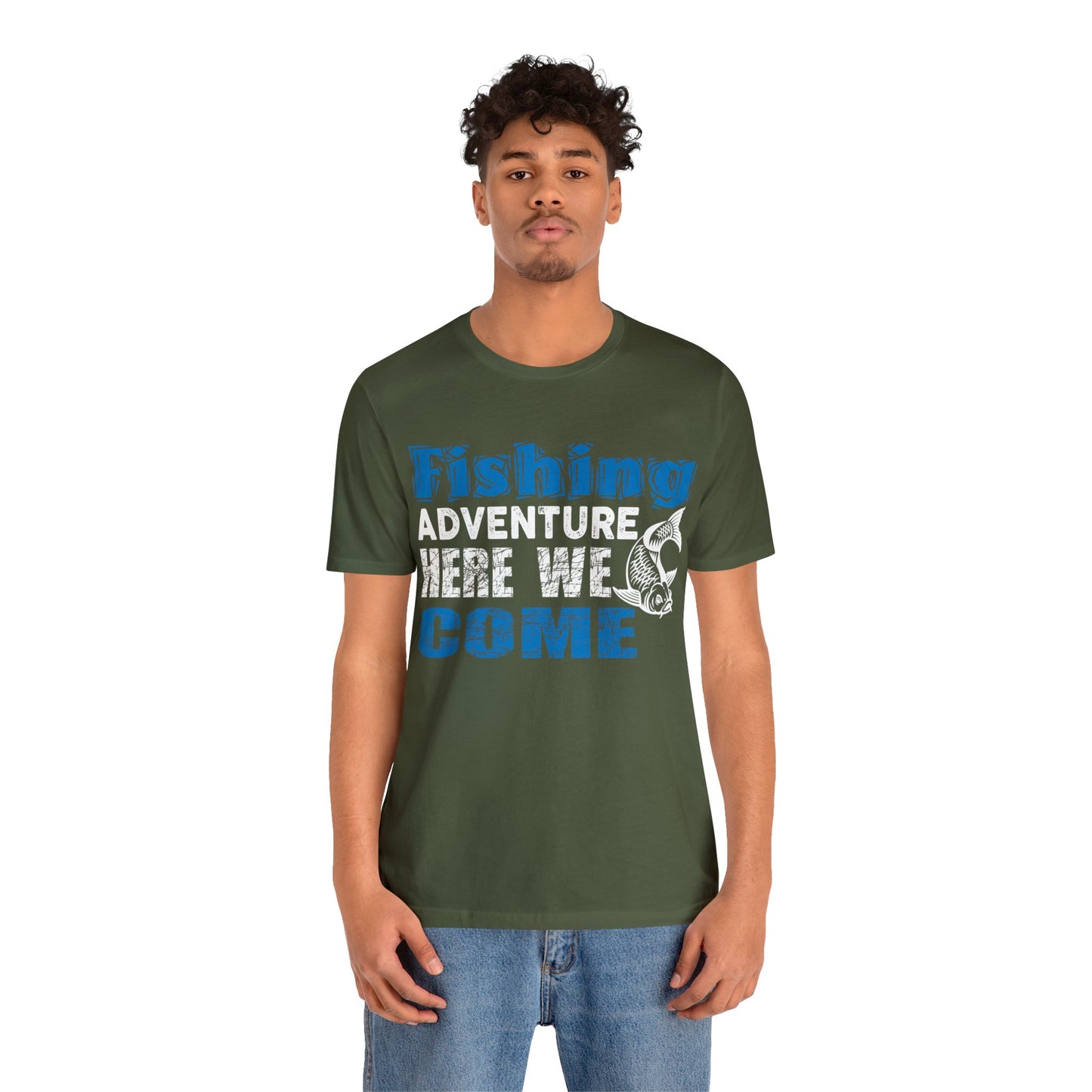 Explore the Waters with Our Exclusive 'Fishing Adventure Here We Come' Day Shirts