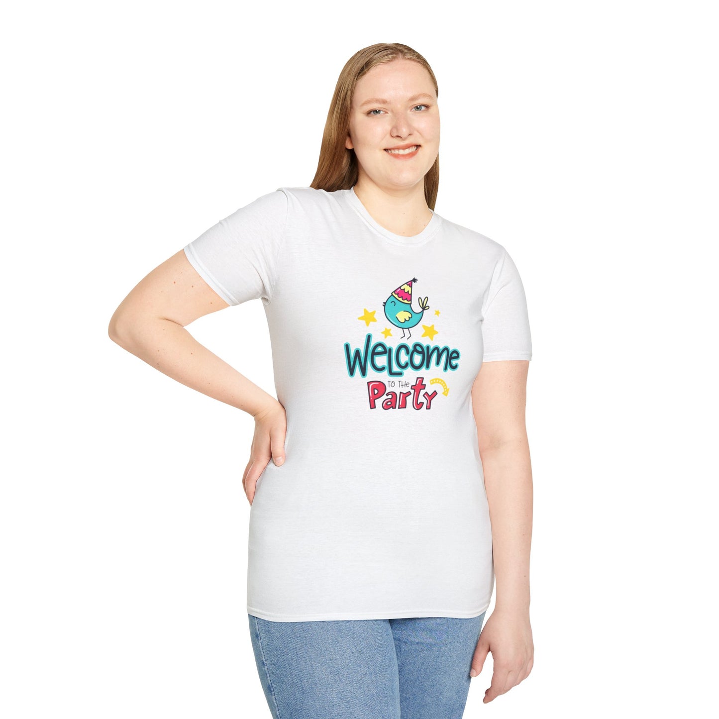 Get the Party Started with Our 'Welcome to the Party' T-Shirts - Shop Now!