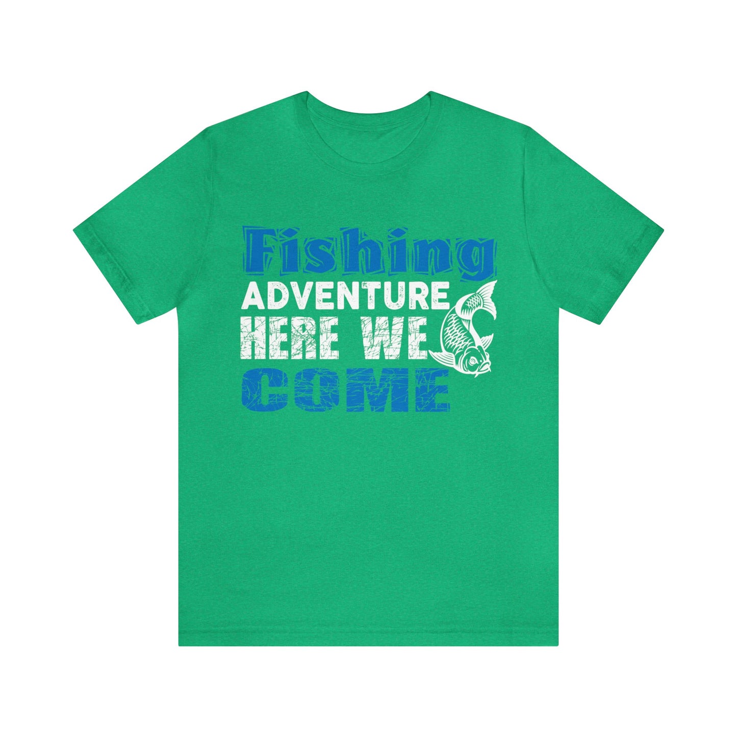 Explore the Waters with Our Exclusive 'Fishing Adventure Here We Come' Day Shirts