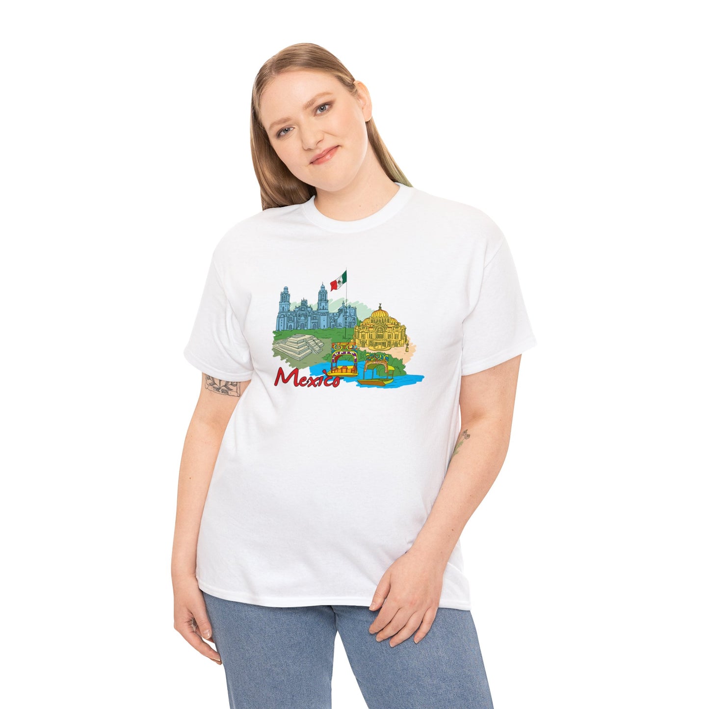 Explore Mexico in Style: Vibrant and Cultural T-Shirt for Travel Enthusiasts