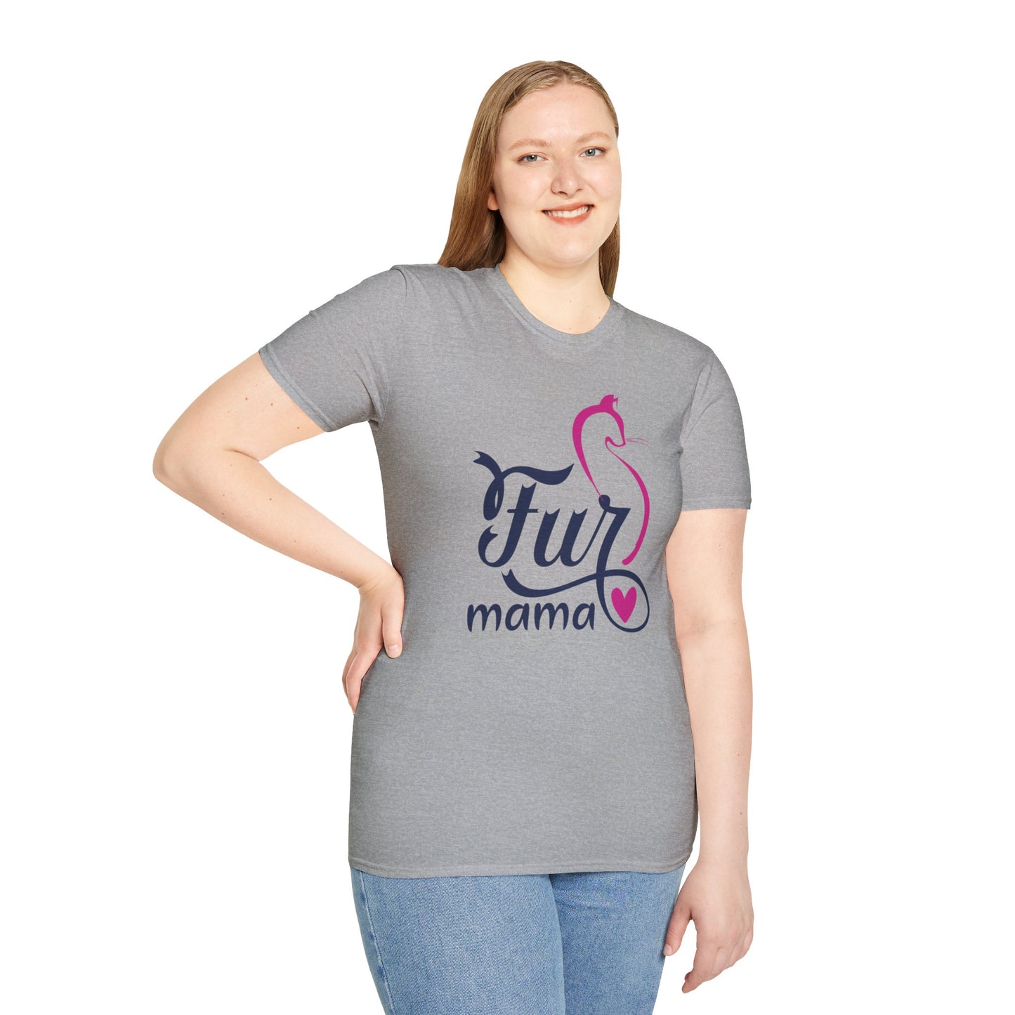 Stylish Fur Mama Cat T-Shirts