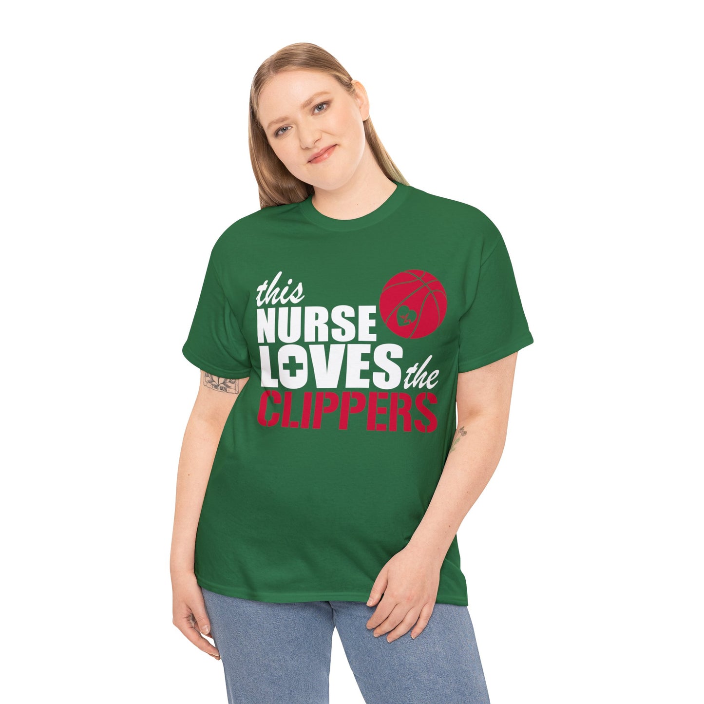 Stylish 'This Nurse Loves the Clippers' T-Shirt