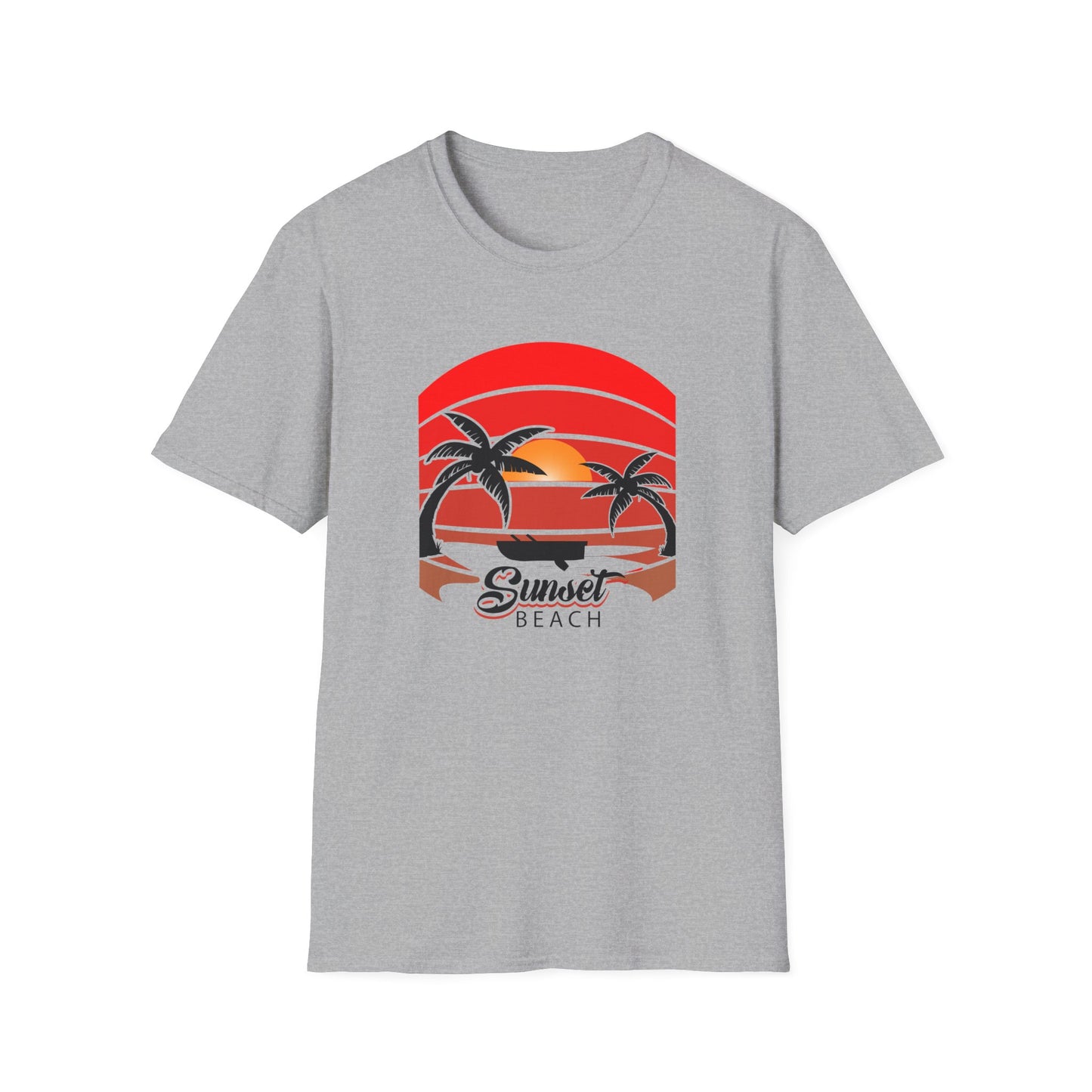 Sunset Beach-Inspired Graphic T-Shirt for a Stylish Coastal Vibe