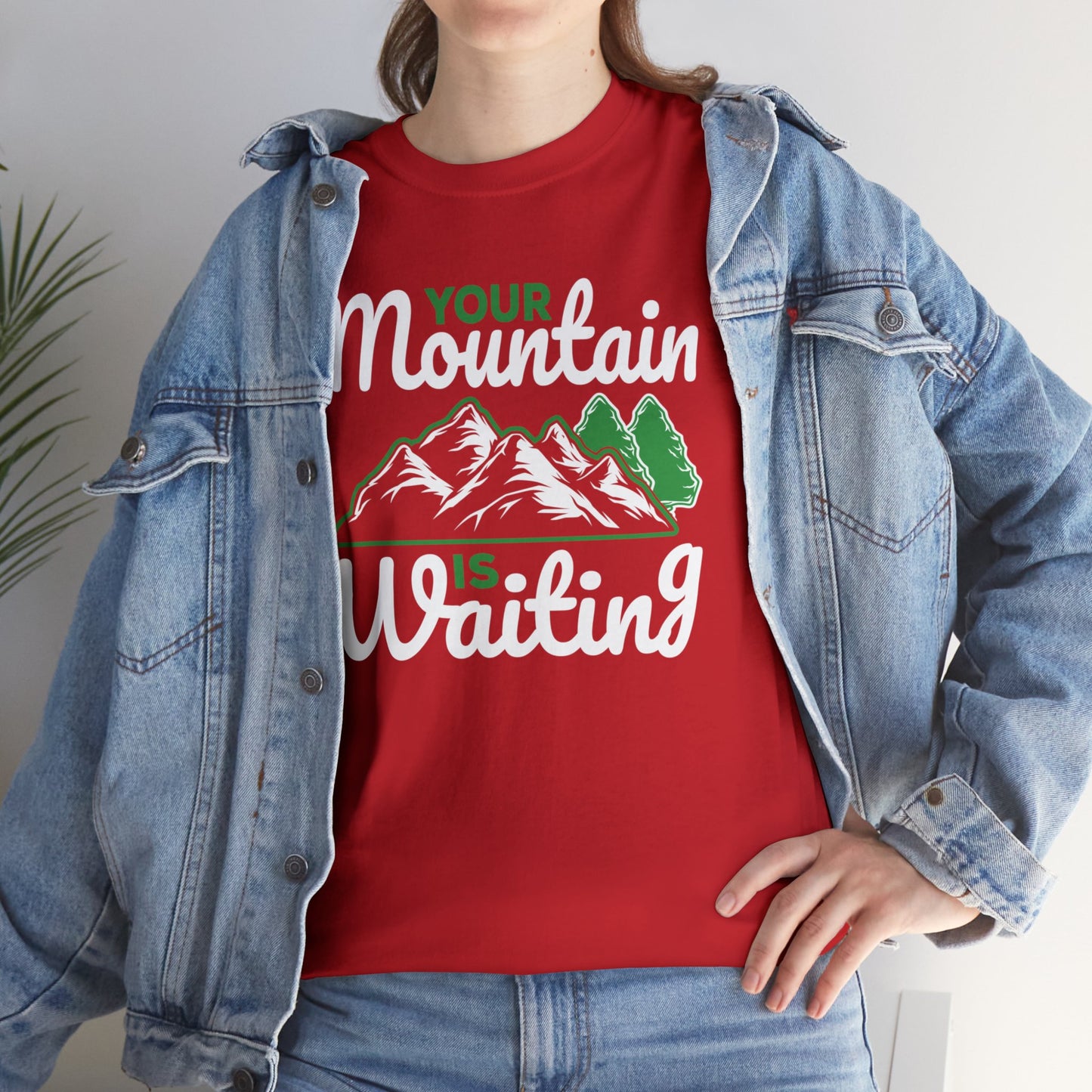 Embrace Adventure with Our 'Your Mountain Is Waiting' T-Shirt