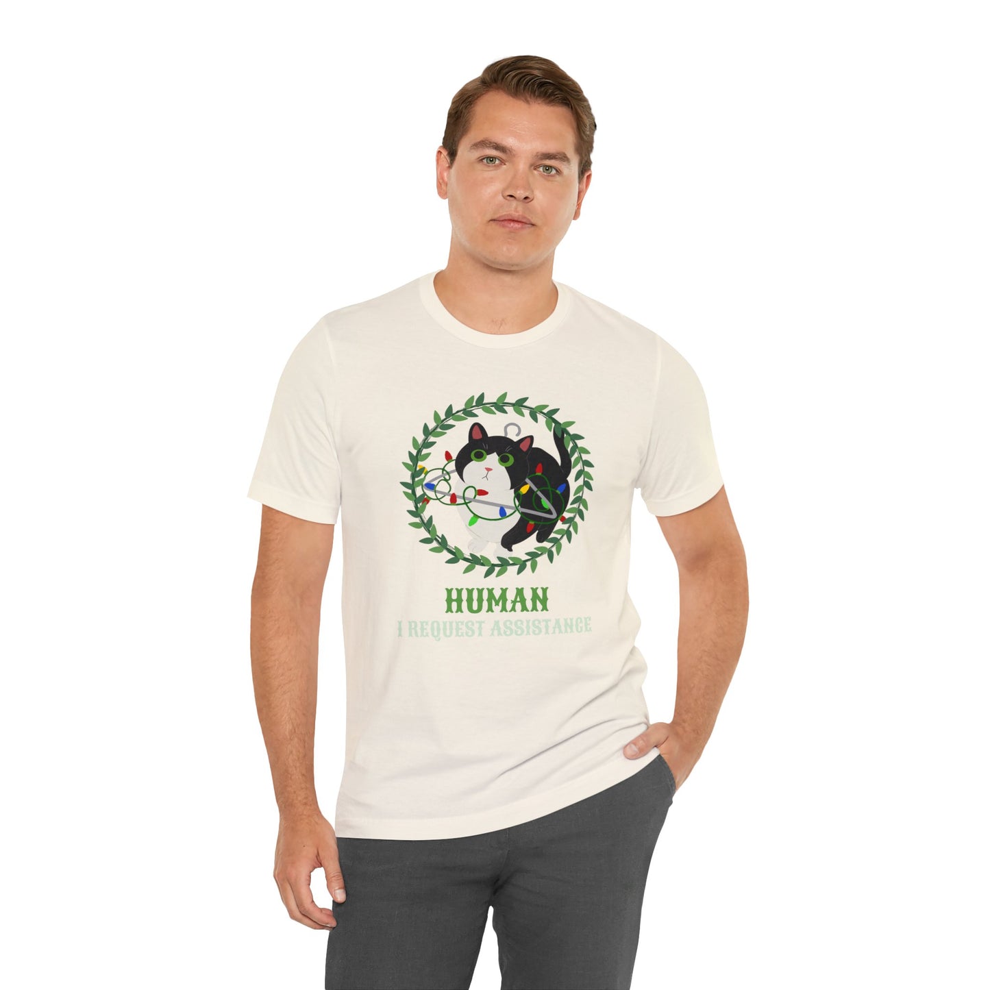 Human I Request Assistance Cat T-Shirts