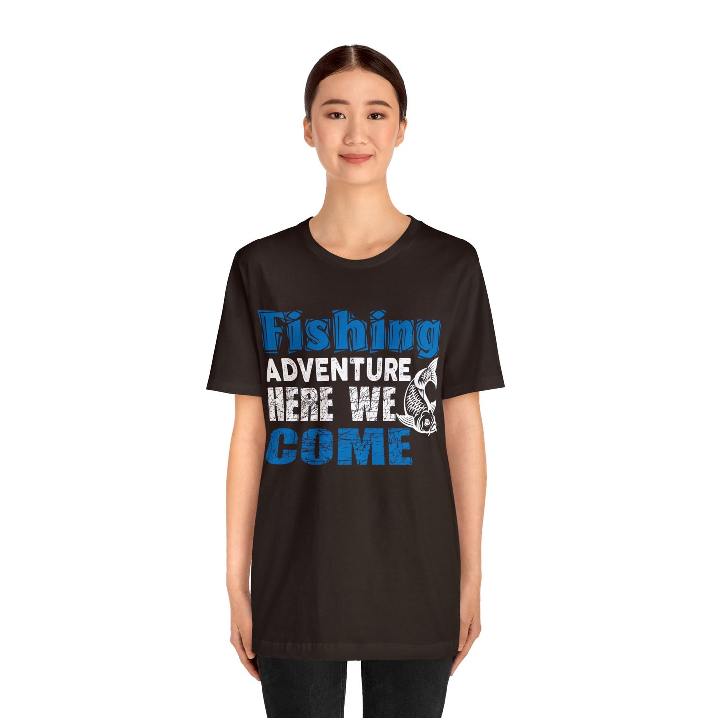 Explore the Waters with Our Exclusive 'Fishing Adventure Here We Come' Day Shirts