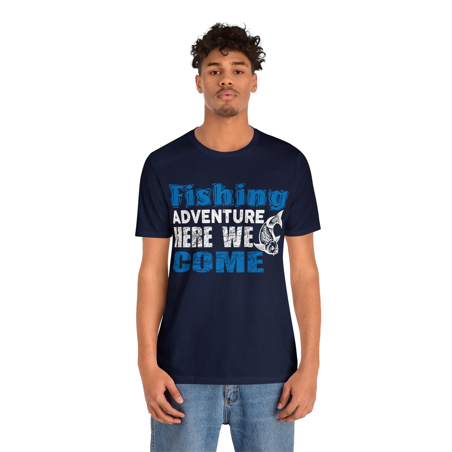 Explore the Waters with Our Exclusive 'Fishing Adventure Here We Come' Day Shirts