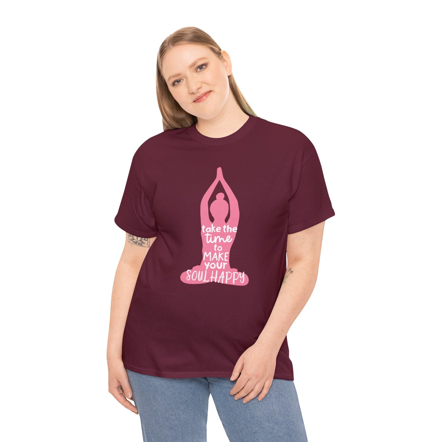Smile with Our Hilarious Yoga T-Shirt Collection - Unisex Heavy Cotton Tee