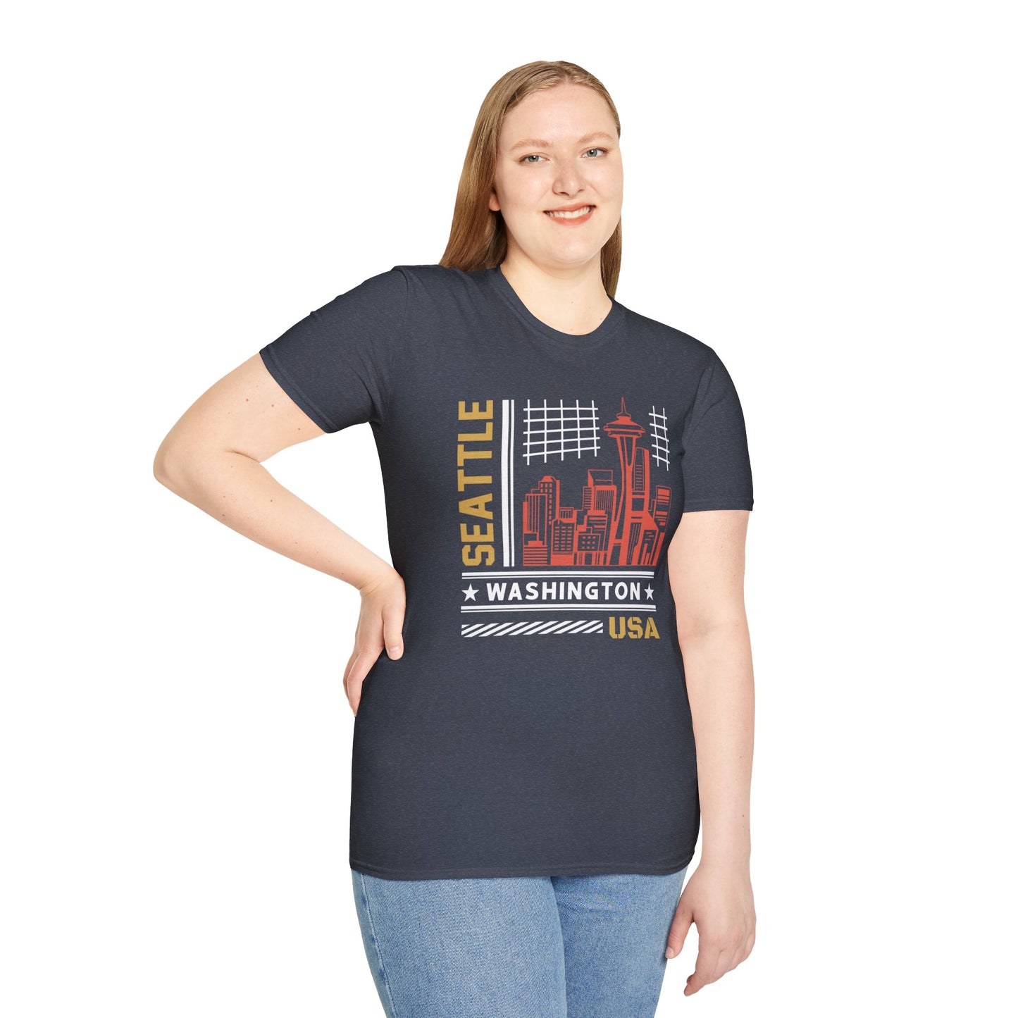 Stylish and Comfortable SEATTLE T-shirt for Urban Explorers