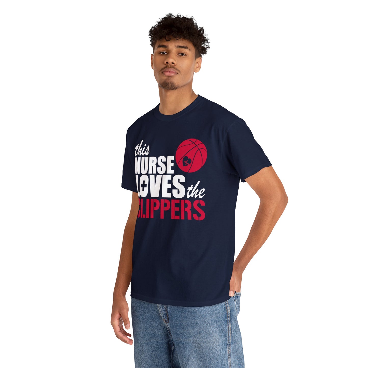 Stylish 'This Nurse Loves the Clippers' T-Shirt