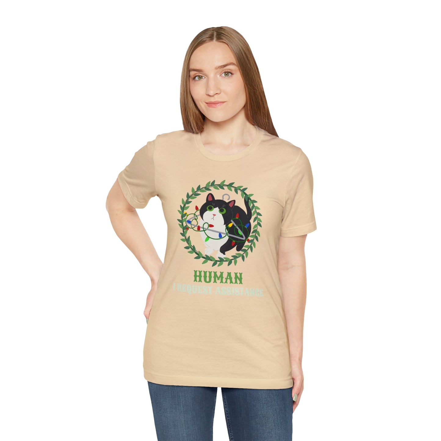 Human I Request Assistance Cat T-Shirts