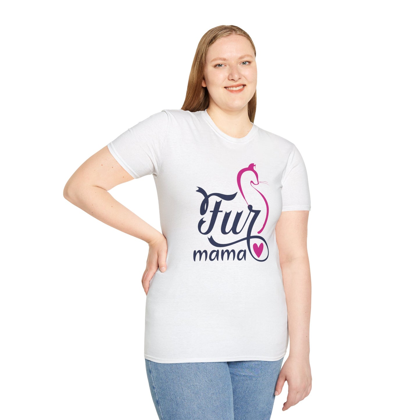 Stylish Fur Mama Cat T-Shirts