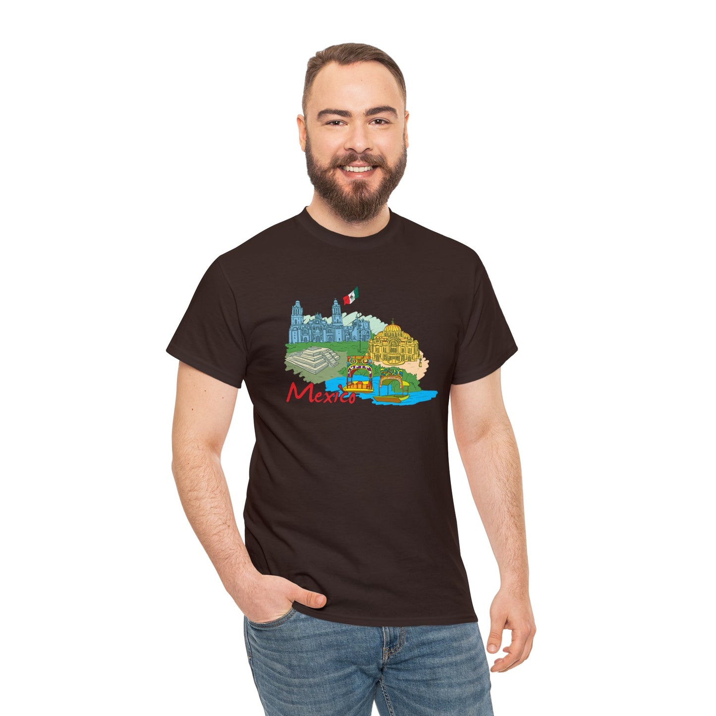 Explore Mexico in Style: Vibrant and Cultural T-Shirt for Travel Enthusiasts