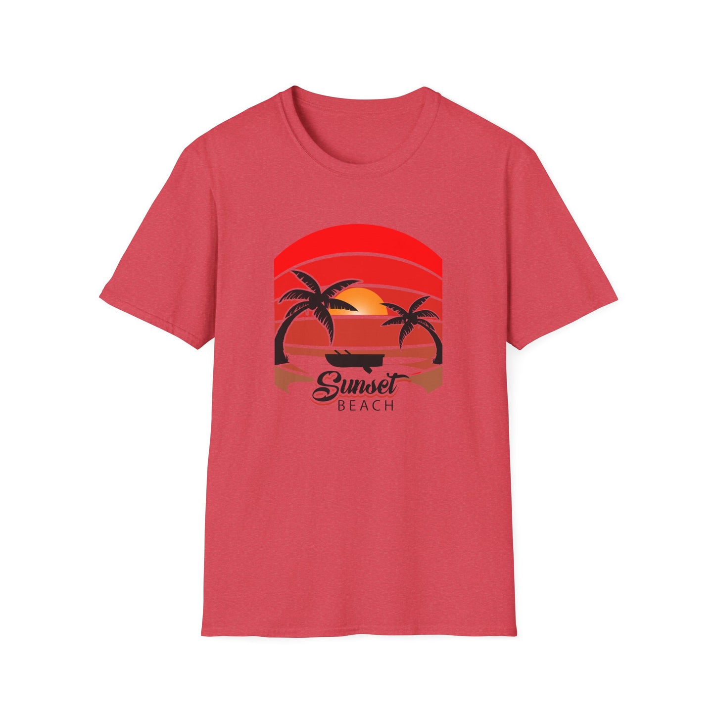 Sunset Beach-Inspired Graphic T-Shirt for a Stylish Coastal Vibe