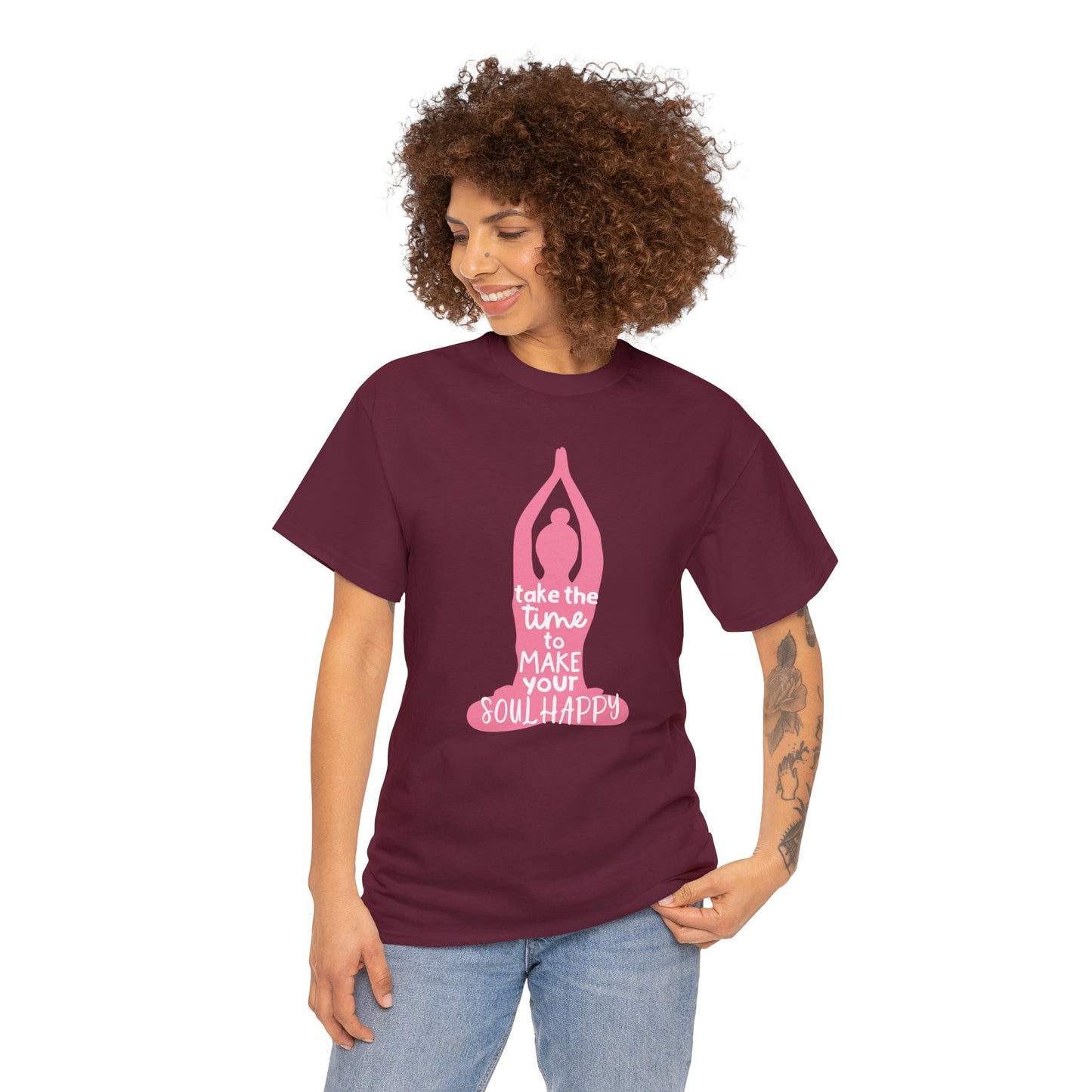 Smile with Our Hilarious Yoga T-Shirt Collection - Unisex Heavy Cotton Tee