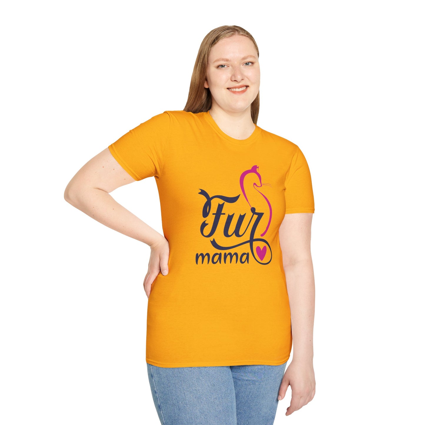 Stylish Fur Mama Cat T-Shirts